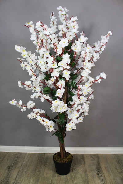 Kunstpflanze Blütenbaum Wintersweet Künstliche Pflanze Blüten Wintersweet, Arnusa, Höhe 120 cm