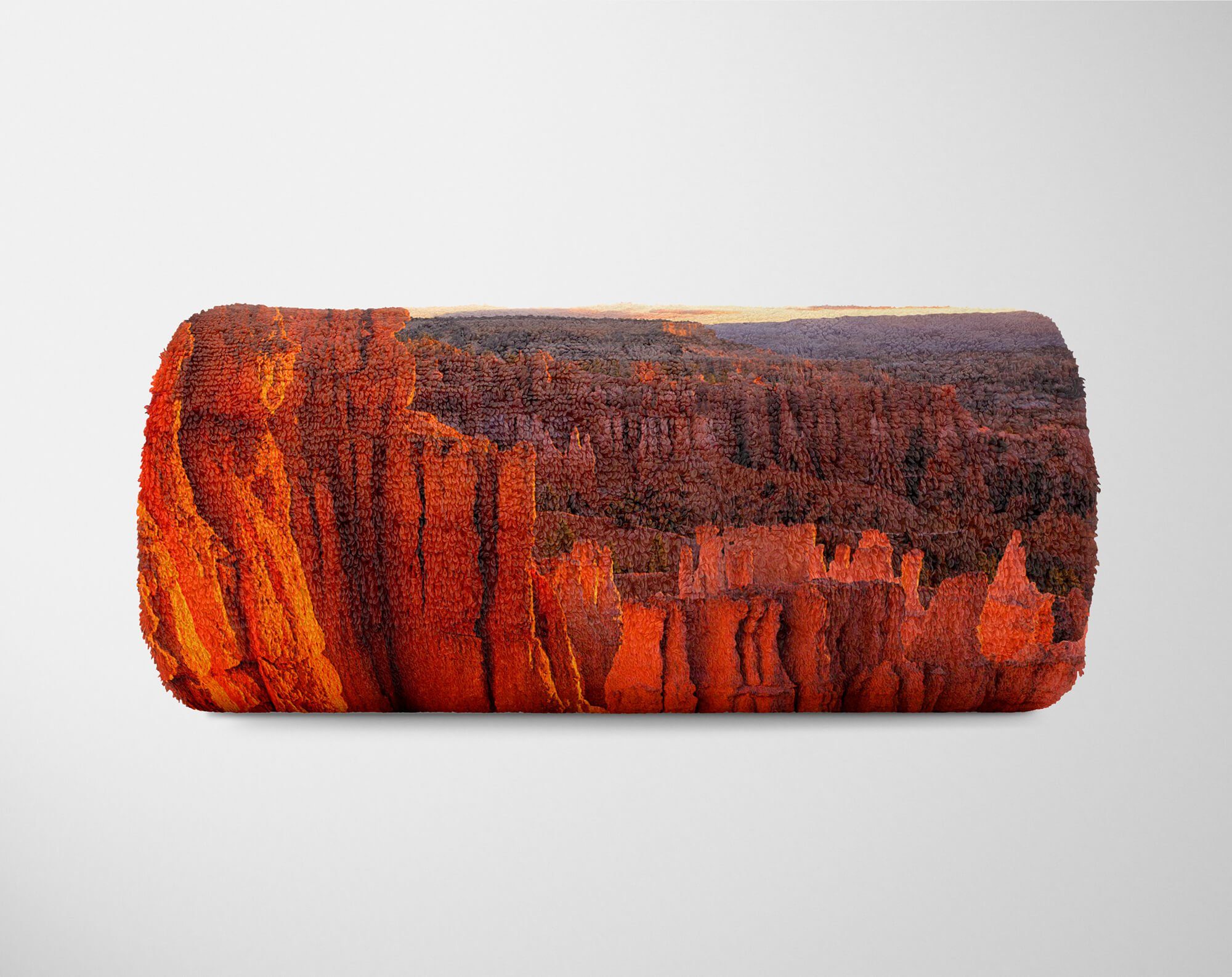 Sinus Art Canyon, Baumwolle-Polyester-Mix mit Handtücher Kuscheldecke Arizona Handtuch Saunatuch Handtuch (1-St), Strandhandtuch Fotomotiv Grand Berge