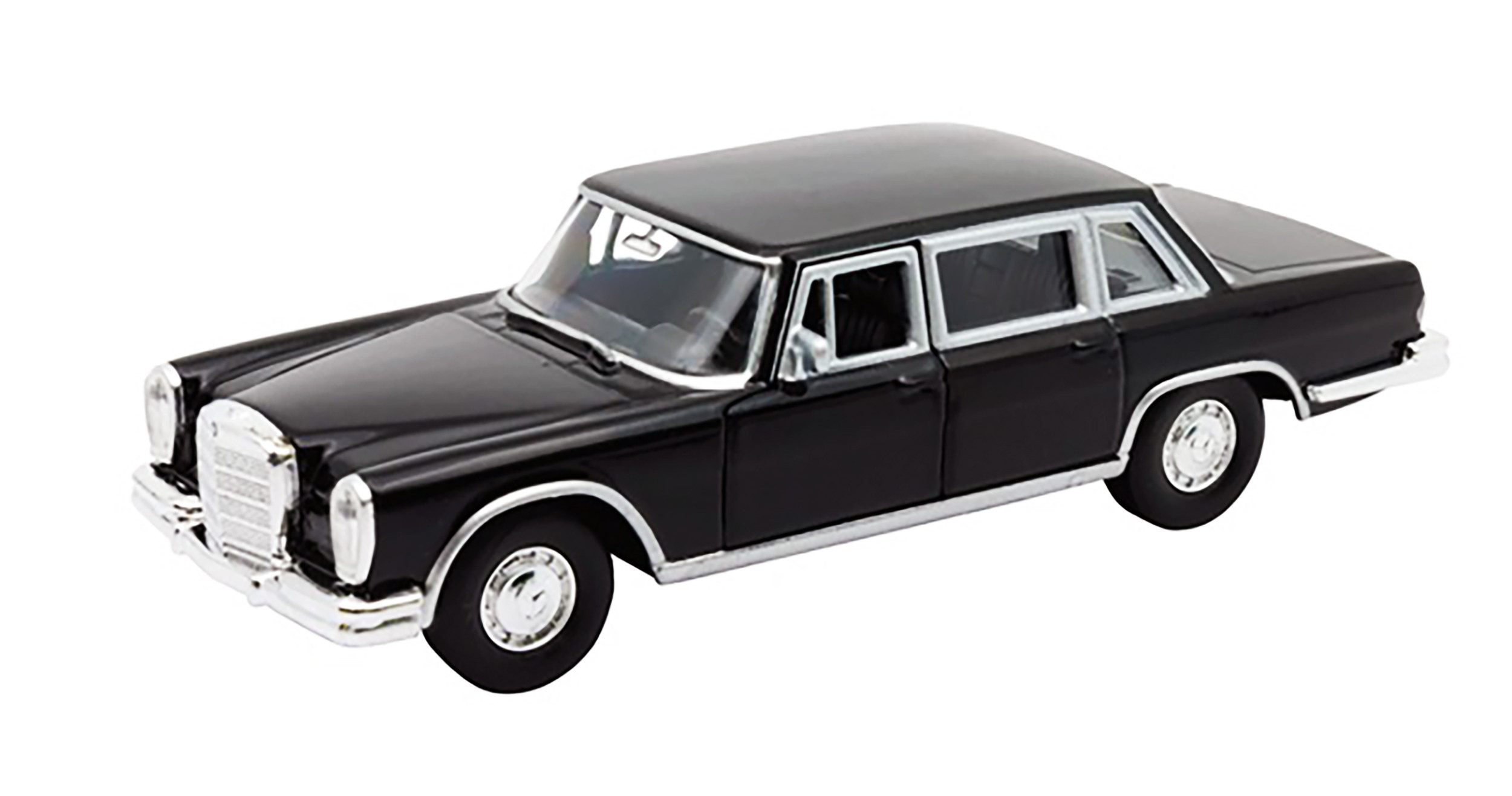 Modellauto MERCEDES-BENZ 600 1963 Modellauto aus Metall Modell 32 (Schwarz)