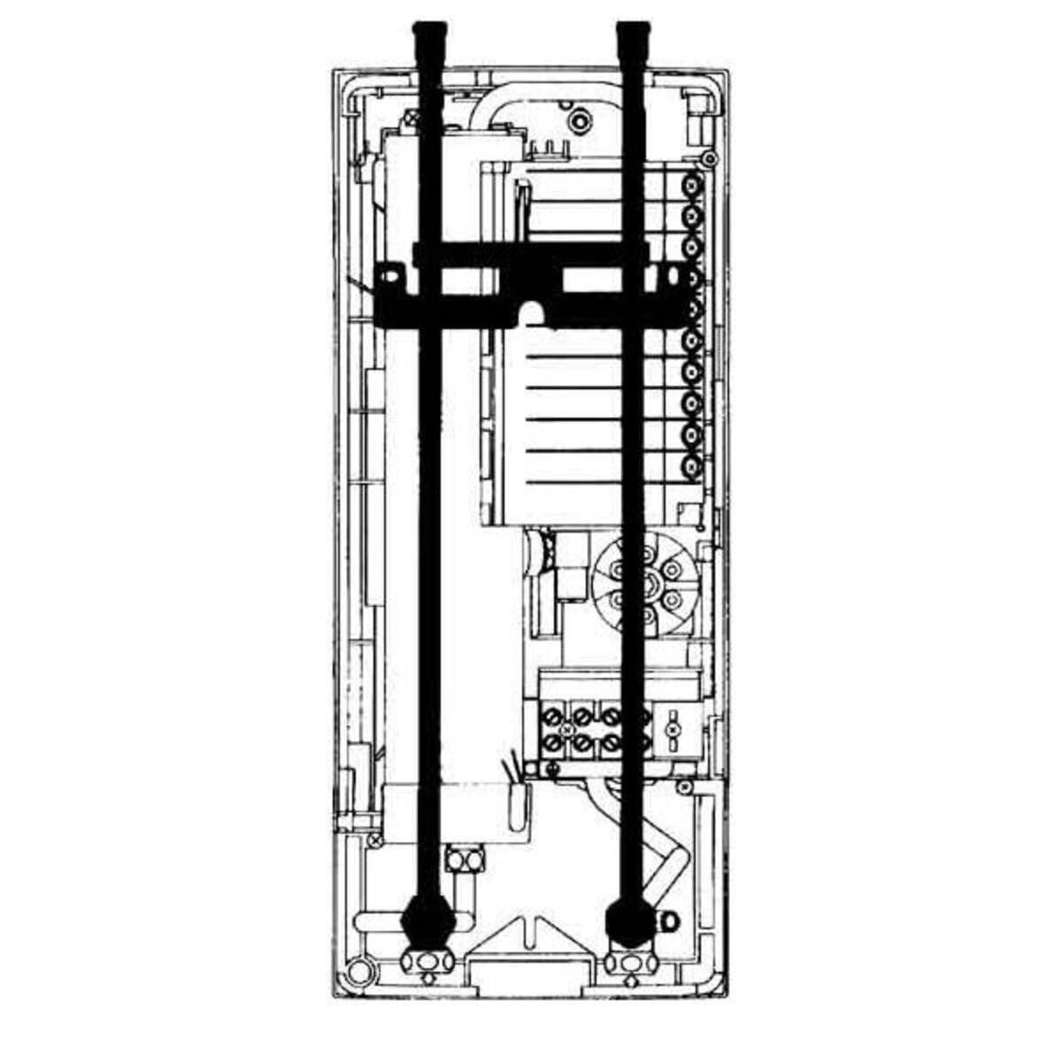 STIEBEL ELTRON Klein-Durchlauferhitzer Stiebel Eltron Rohrbausatz 070565