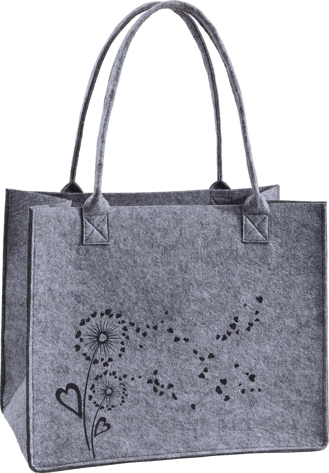 Tragetasche Filztasche "Pusteblume", Uni