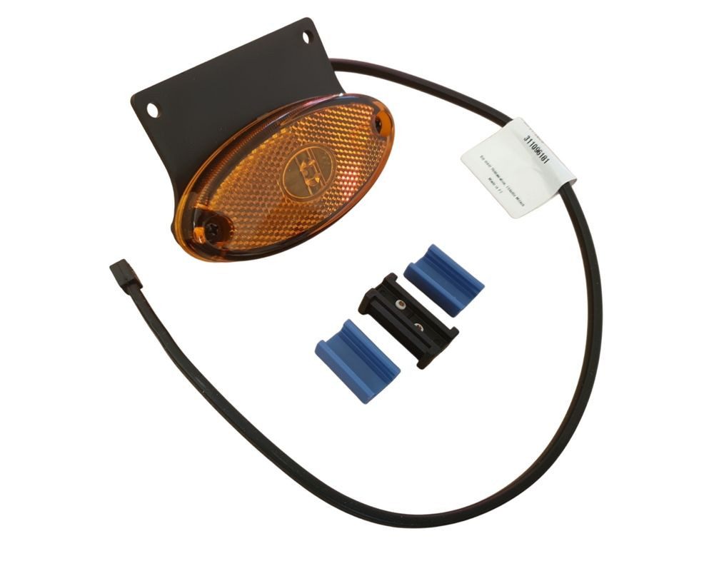 Anhänger Aspöck Seitenmarkierungsleuchte Flatpoint 2 LED Gelb 0,5 m Kabel
