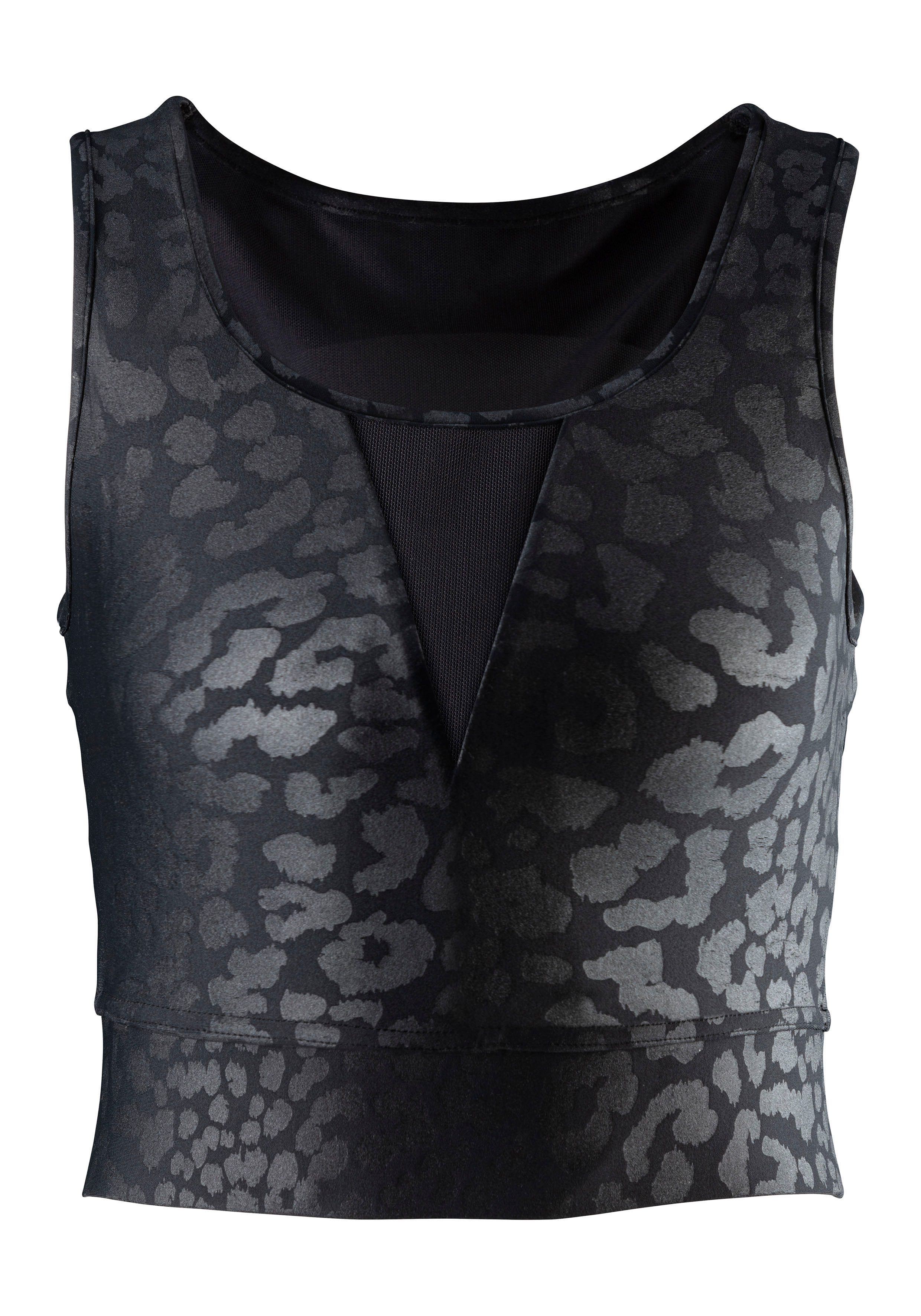 LASCANA ACTIVE Crop-Top mit Leodruck. € 15,99
