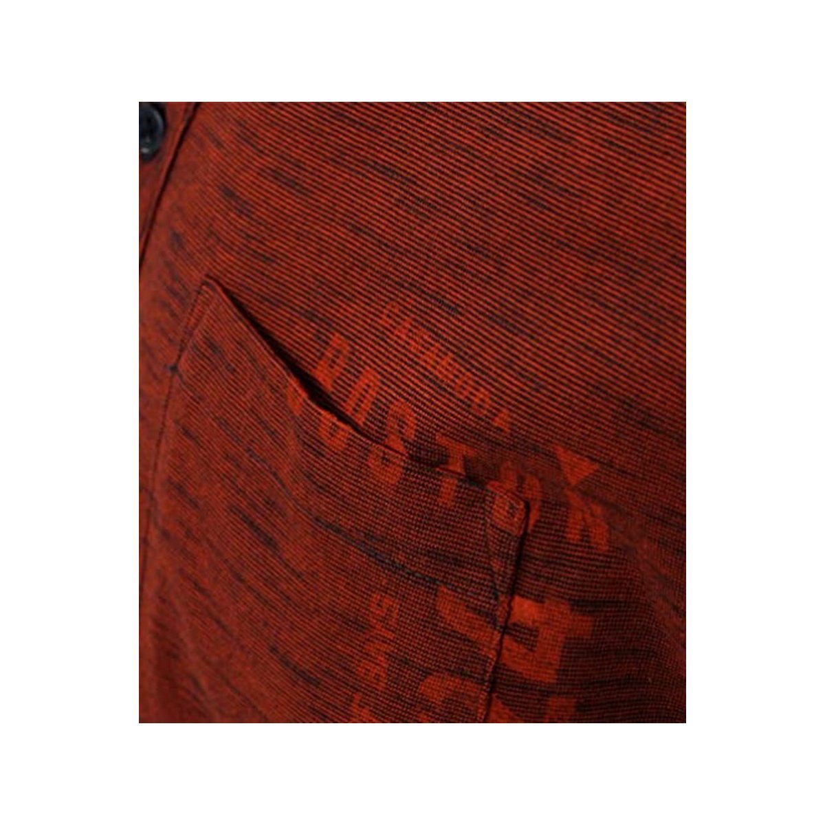 CASAMODA Rotorange (1-tlg) orange Rundhalsshirt