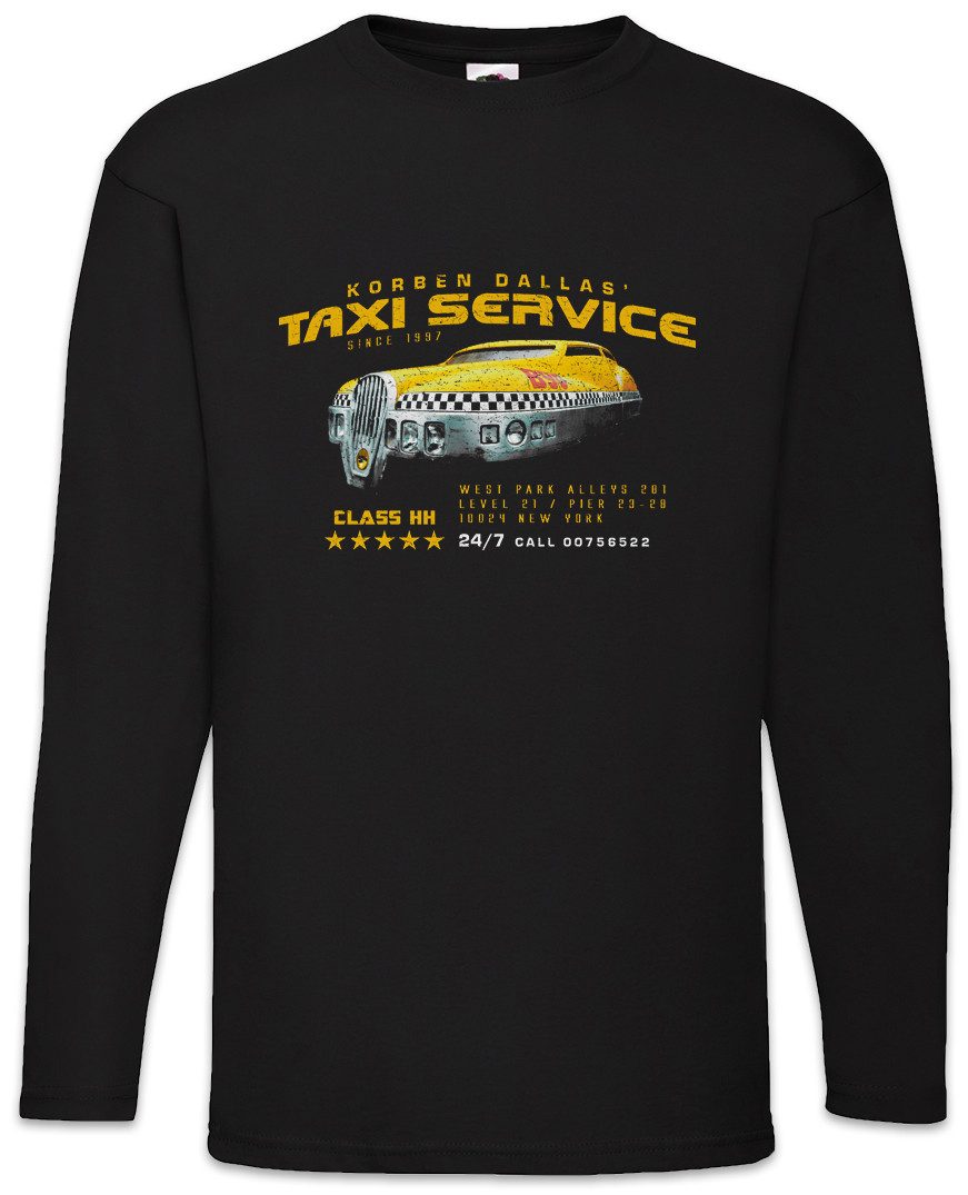Langarmshirt Korben Dallas Taxi Service Langarm T-Shirt Das fünfte The Fifth