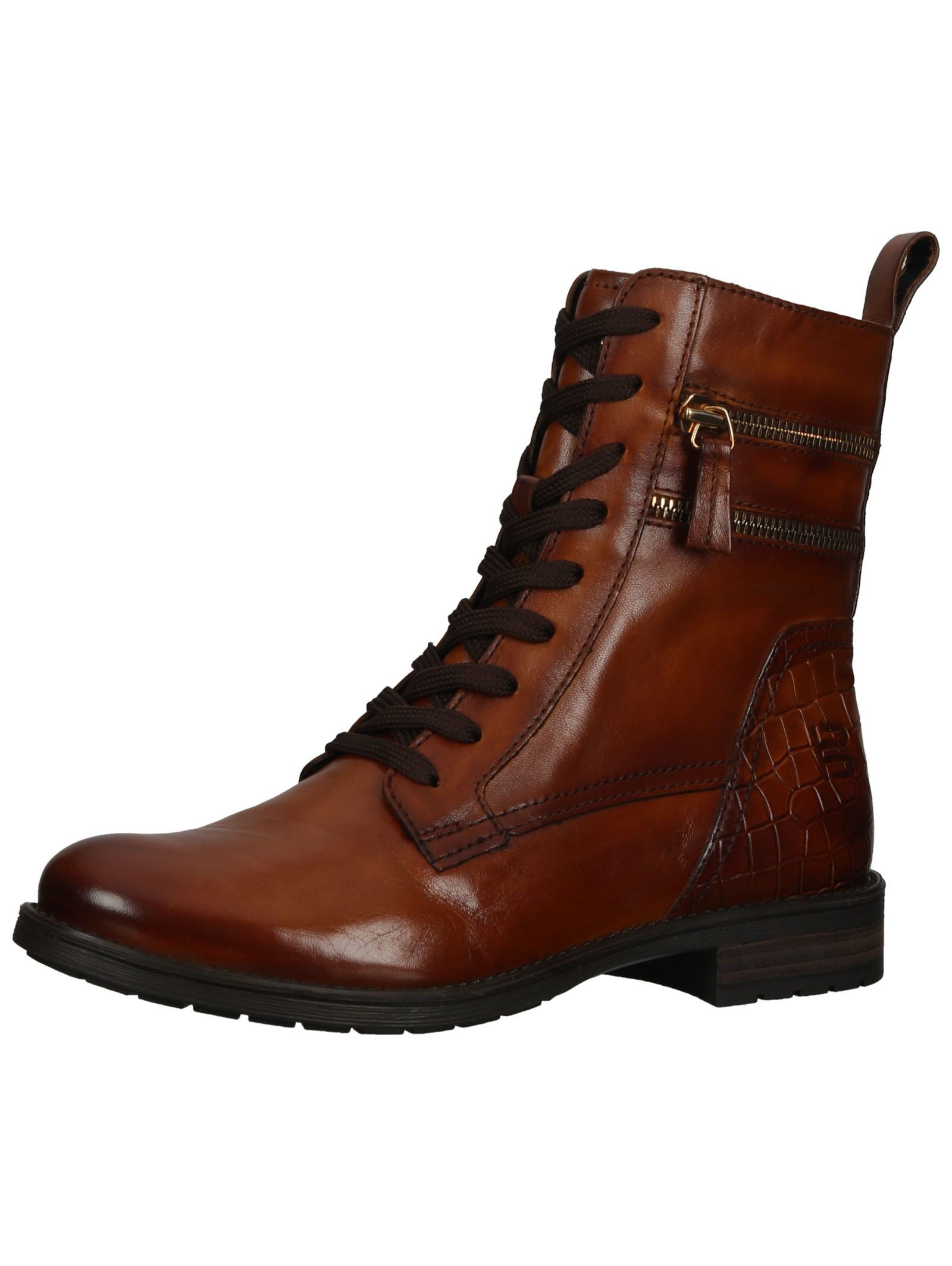 Stiefelette Nappaleder Schnürstiefelette