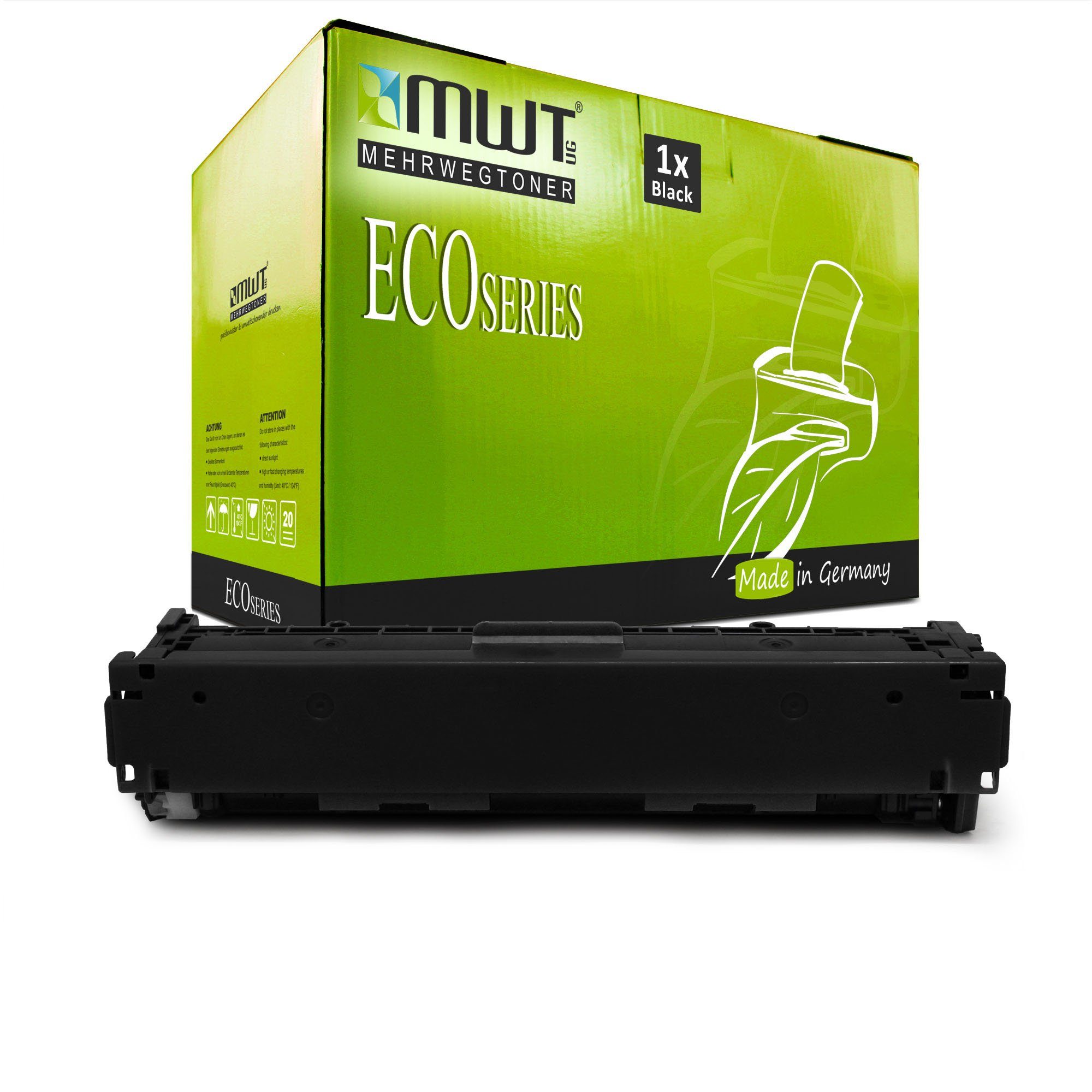 Mehrwegtoner Tonerkartusche 203X HP CF540X Toner Black ersetzt