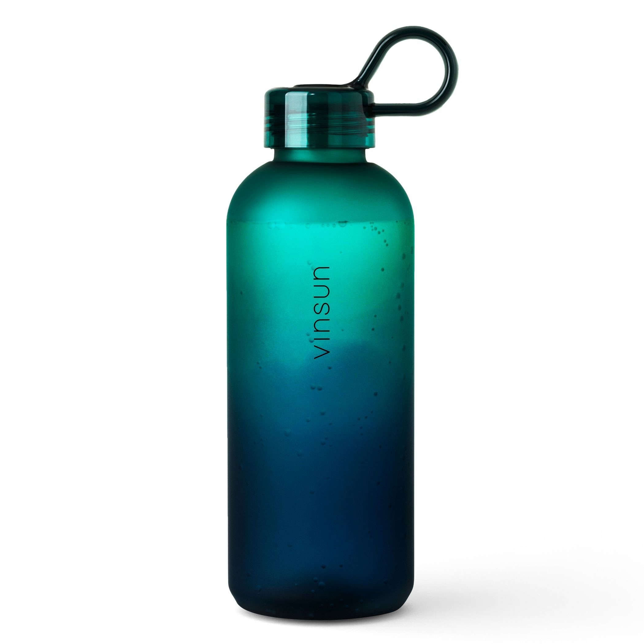 Vinsun Trinkflasche Trinkflasche 650ml, Kohlensäure geeignet, auslaufsicher, Tritan, BPA frei, bruchsicher, geruchs- und geschmacksneutral, auslaufsicher
