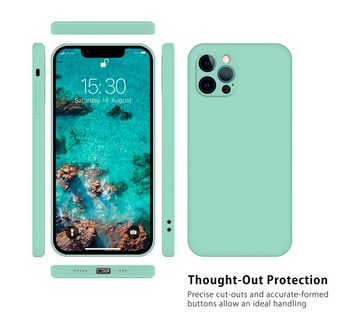 MyGadget Handyhülle Silikon Hülle für Apple iPhone 12 Pro Max, robuste Schutzhülle TPU Case Slim Silikonhülle Back Cover Kratzfest