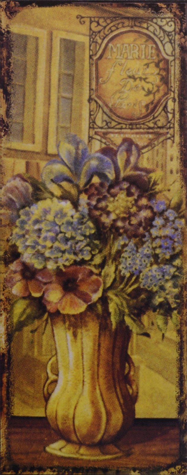 Aubaho Dekoobjekt Blechschild: 50 x 20cm Replikat Retro Design Dekoration