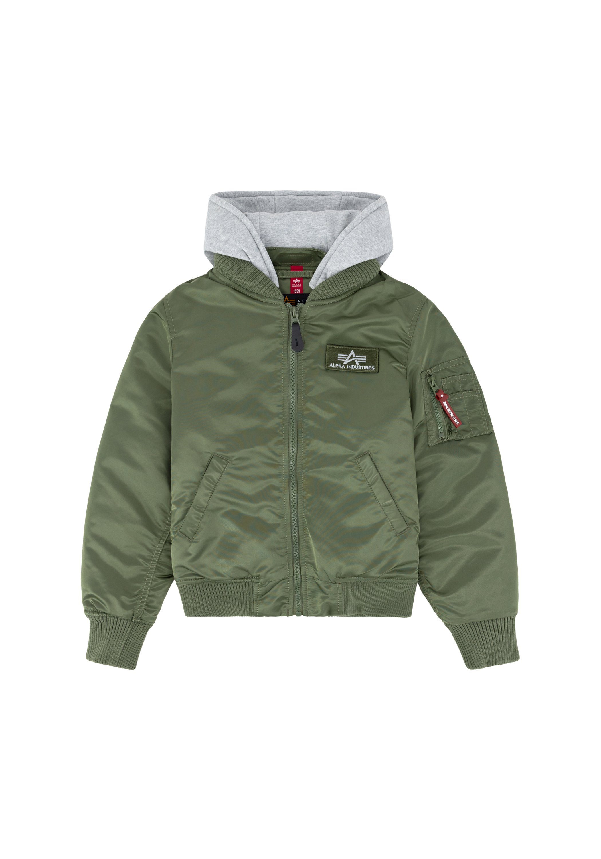 Alpha Industries Bomberjacke Alpha Industries Kids - Bomber Jackets MA-1 Detachable Hood Kids