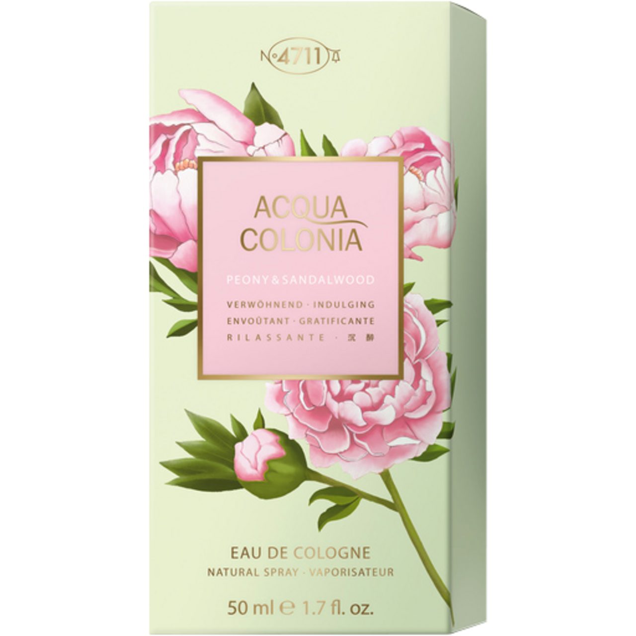 4711 Acqua Colonia Eau de Cologne Peony & Sandalwood EdC Nat. Spray, Unisex Duft, floral, holzig