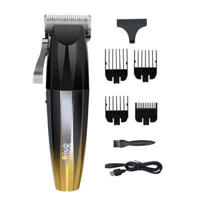 Rutaqian Haarschneider Haarschneidemaschine, elektrischer Haarschneider für Männer, Präzisions Haartrimmer Bartschneider Barttrimmer Set für Männer, wiederaufladbar, mit LCD-Display, Friseur