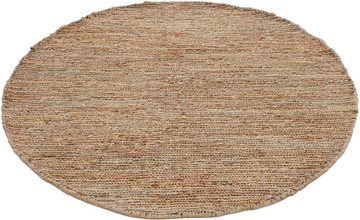 Teppich Nala Juteteppich, carpetfine, rund, Höhe: 9 mm, wendbar, aus 100% Jute, in vielen Größen und Formen, quadratisch, rund