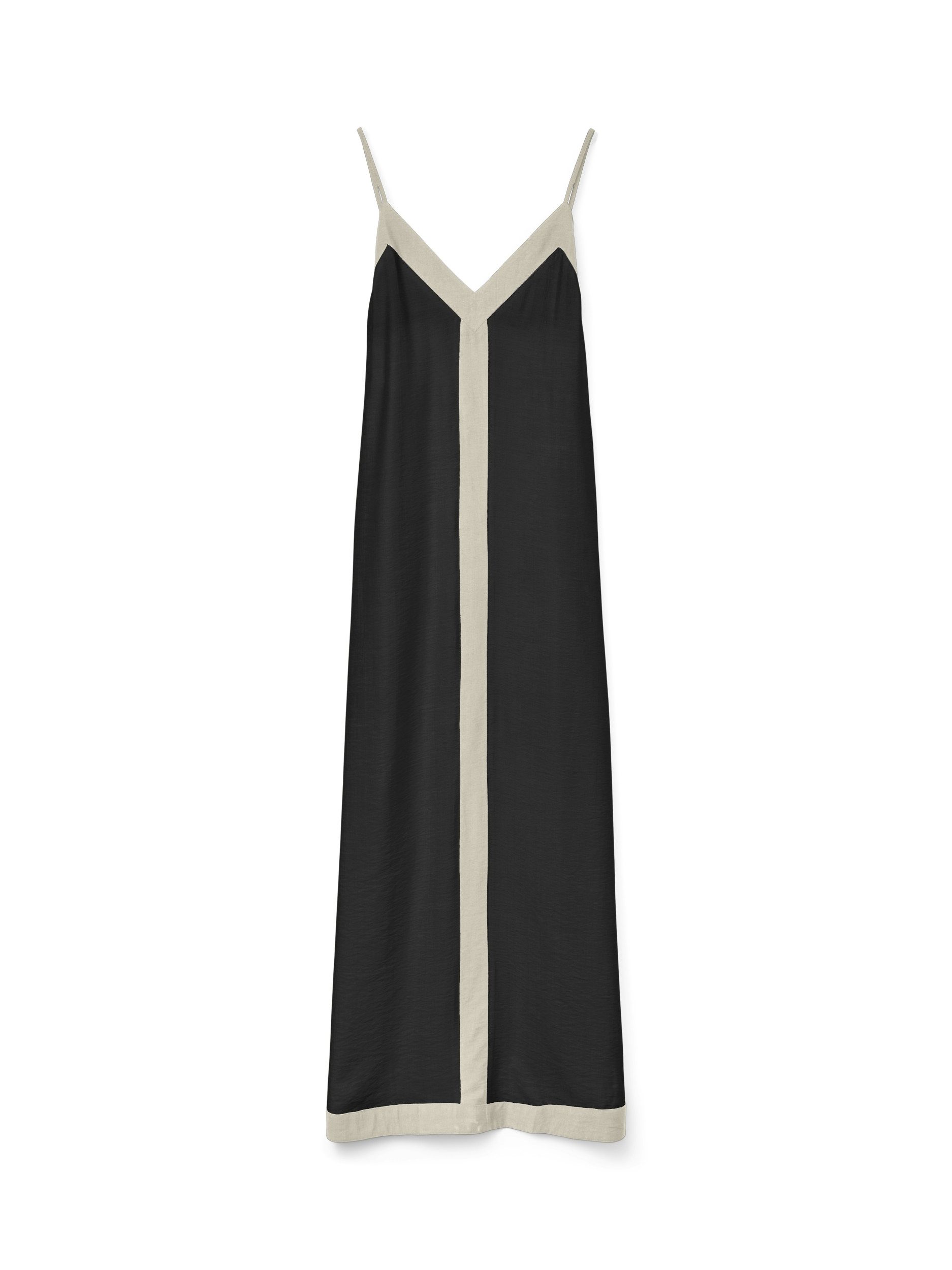 Vero Moda Cocktailkleid VMDENISE SINGLET ANKLE DRESS WVN BT Black/FOREVER