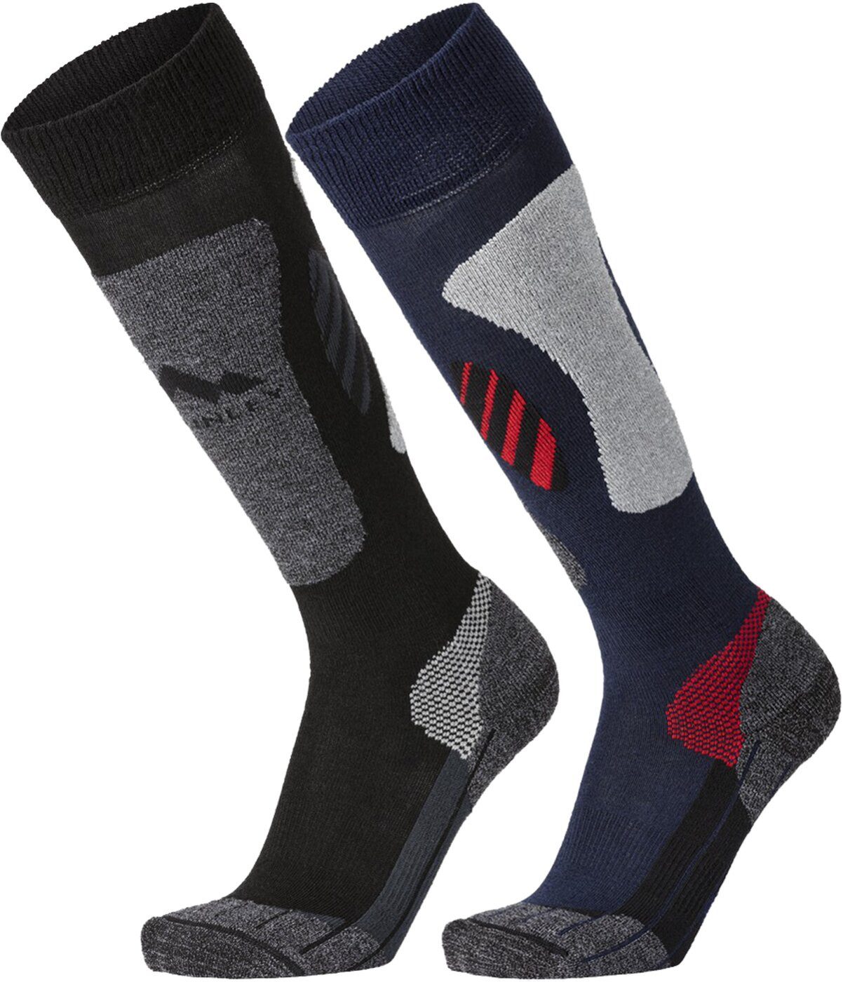 McKINLEY Skisocken Ux.-Skistrumpf Wamck SCHWARZ/BLAU