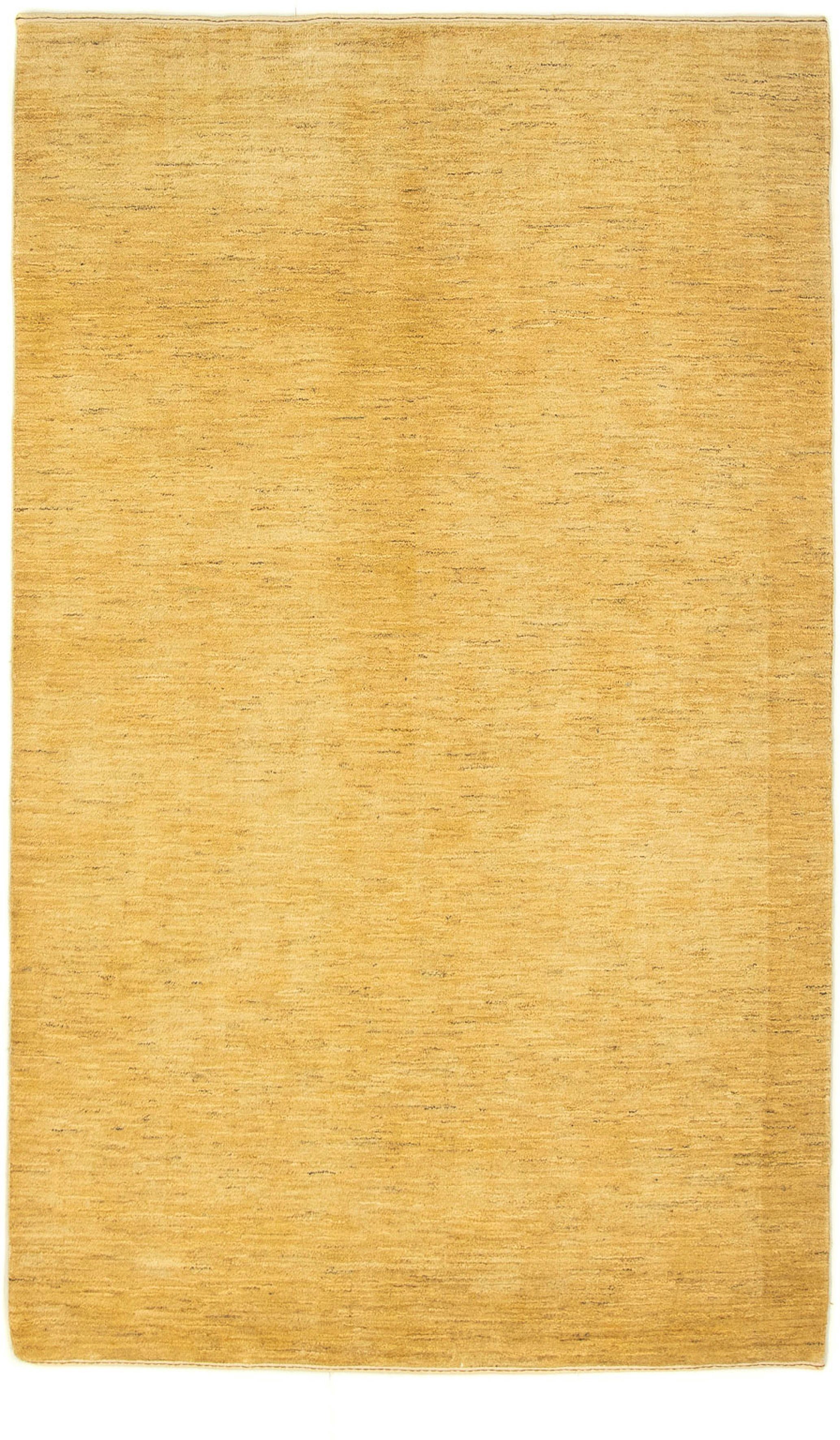 Wollteppich Gabbeh Zertifikat Handgeknüpft, Wohnzimmer, morgenland, - beige, cm - - rechteckig, 137 Einzelstück x 199 Höhe: mm, Indus mit 18