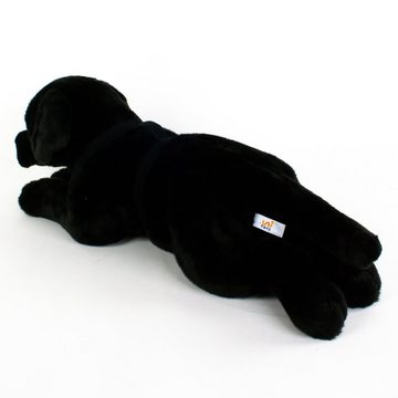 Teddys Rothenburg Kuscheltier Labrador schwarz liegend 70 cm Kuscheltier Hund Uni-Toys