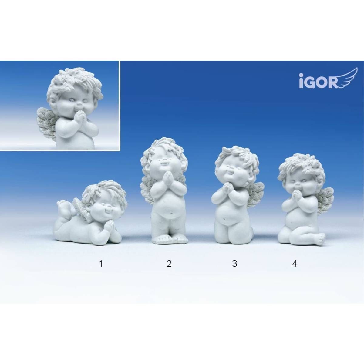 Small-Preis Engelfigur Glücksbringer Engel Igor betend