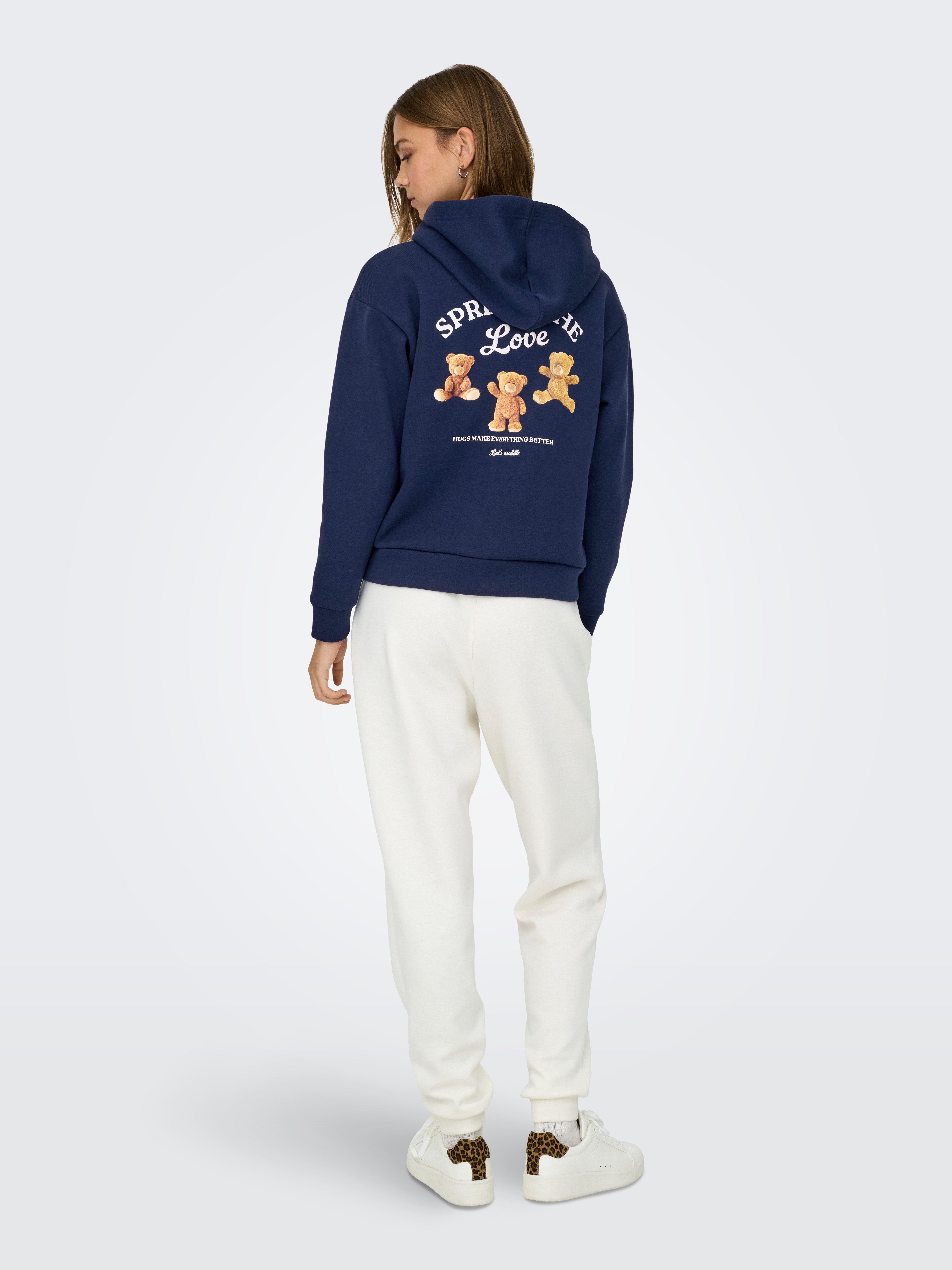 ONLY Kapuzensweatshirt ONLRICKY L/S HOOD BOX SWT