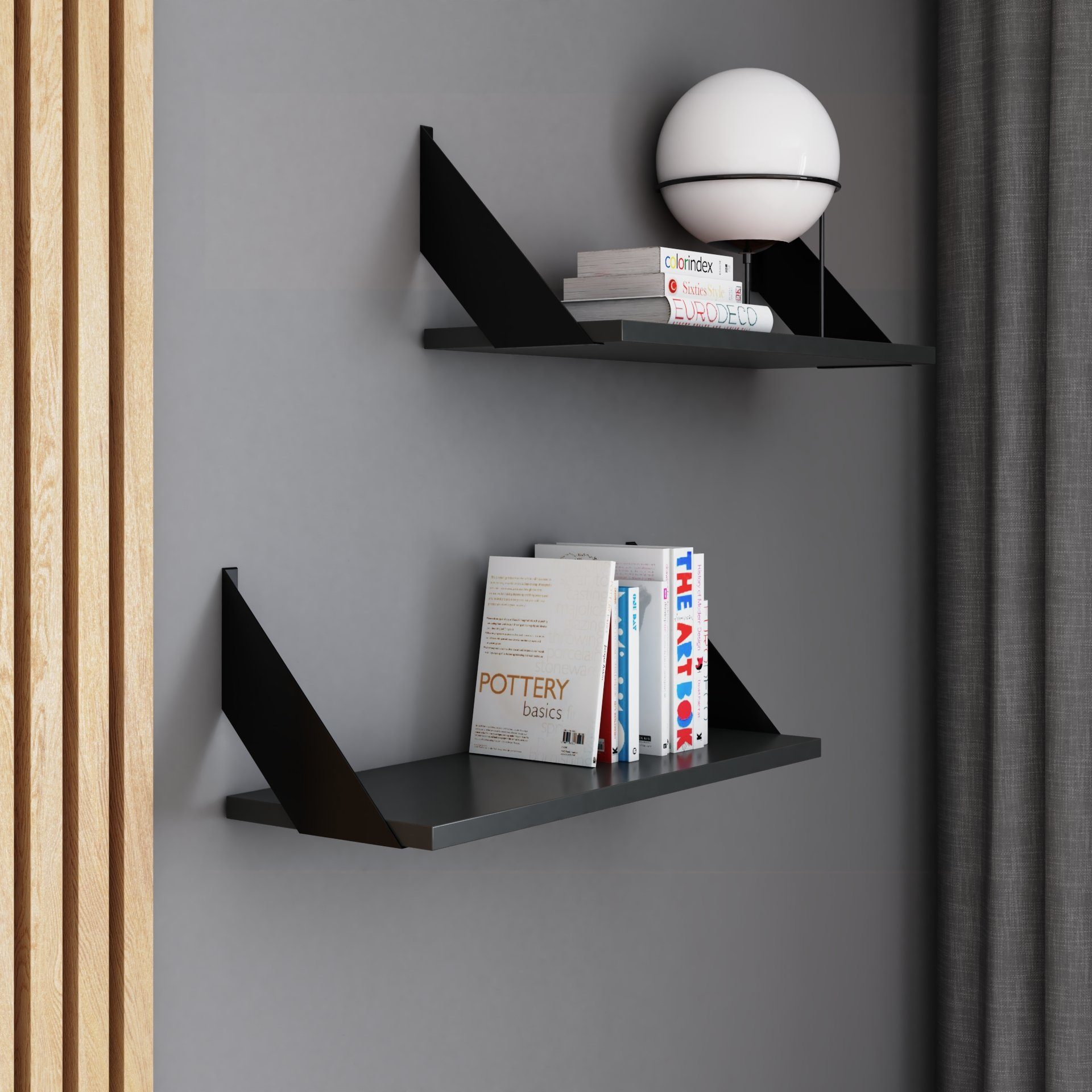 AKKE Wandregal, Hängeregal FLAT modern mit günstig online kaufen
