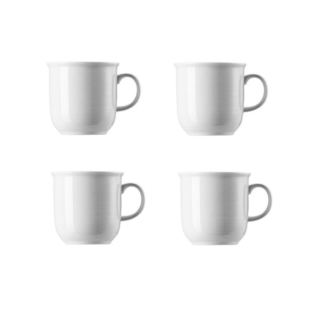 Becher Thomas Trend Weiss Becher mit Henkel groß 0,36 l 4er Set