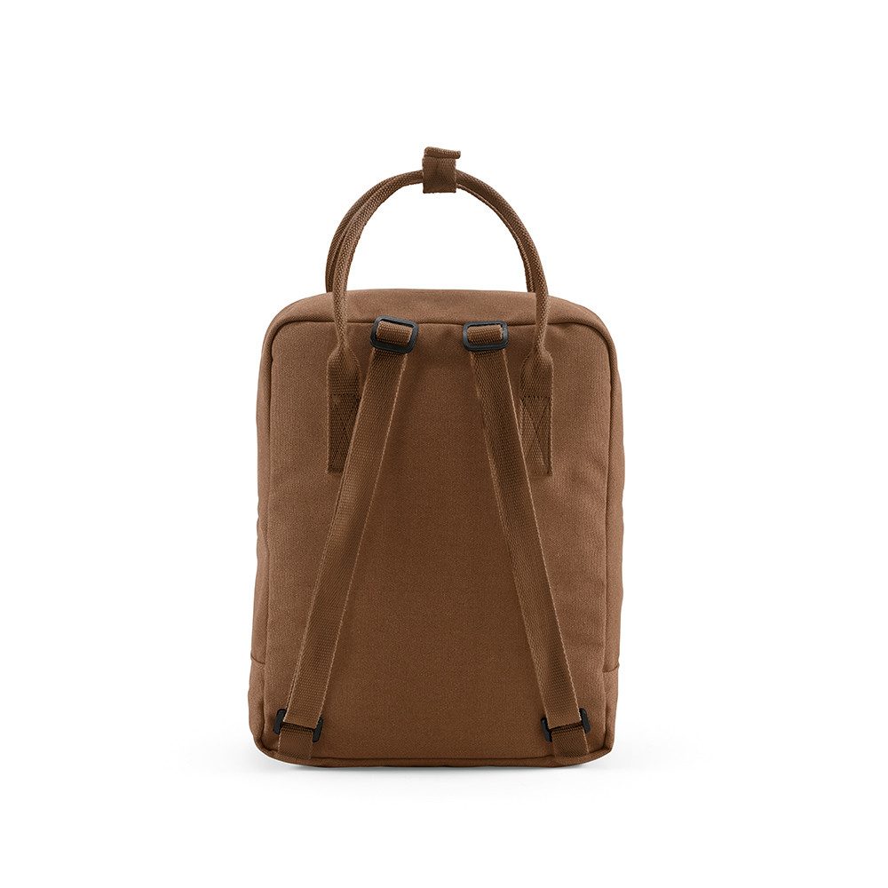 CABBEL Rucksack Rucksack 18L rPET nachhaltig recycelte Baumwolle 87% kompakt leicht (Rucksack, 1-tlg., Einzelartikel), Braun, recycelte Baumwolle, 87% Recyclinganteil, ergonomisch, robust