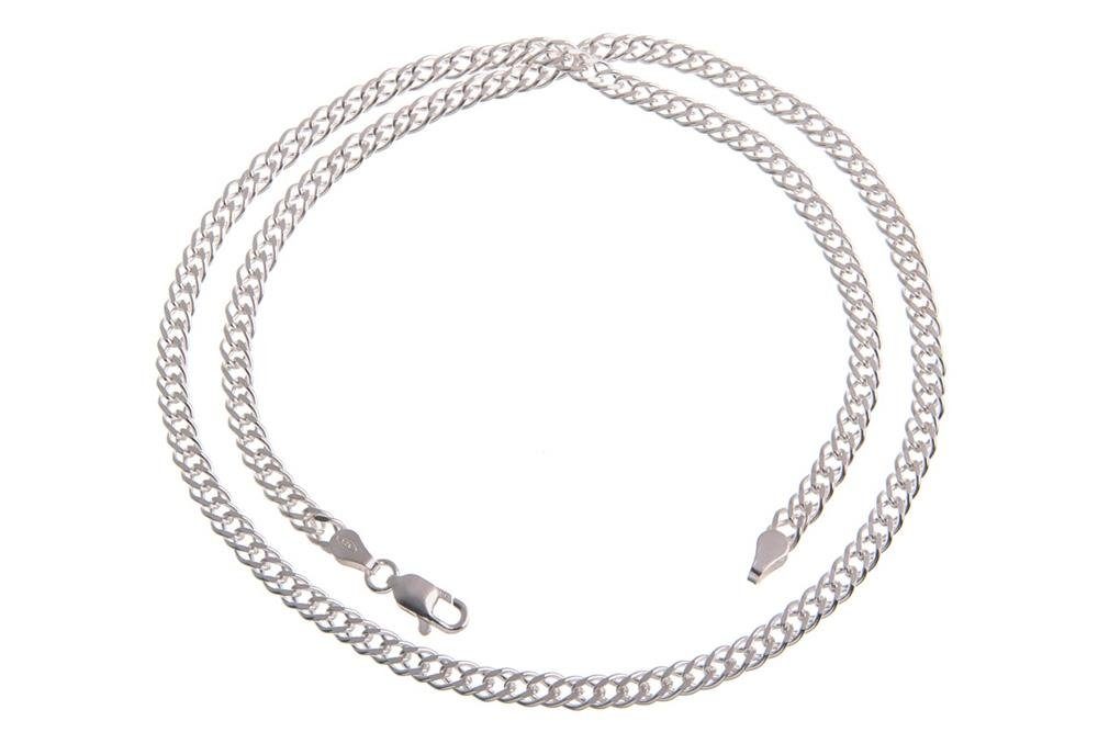 Silberkette Zwillingspanzerkette 4,5mm - 925 Silber