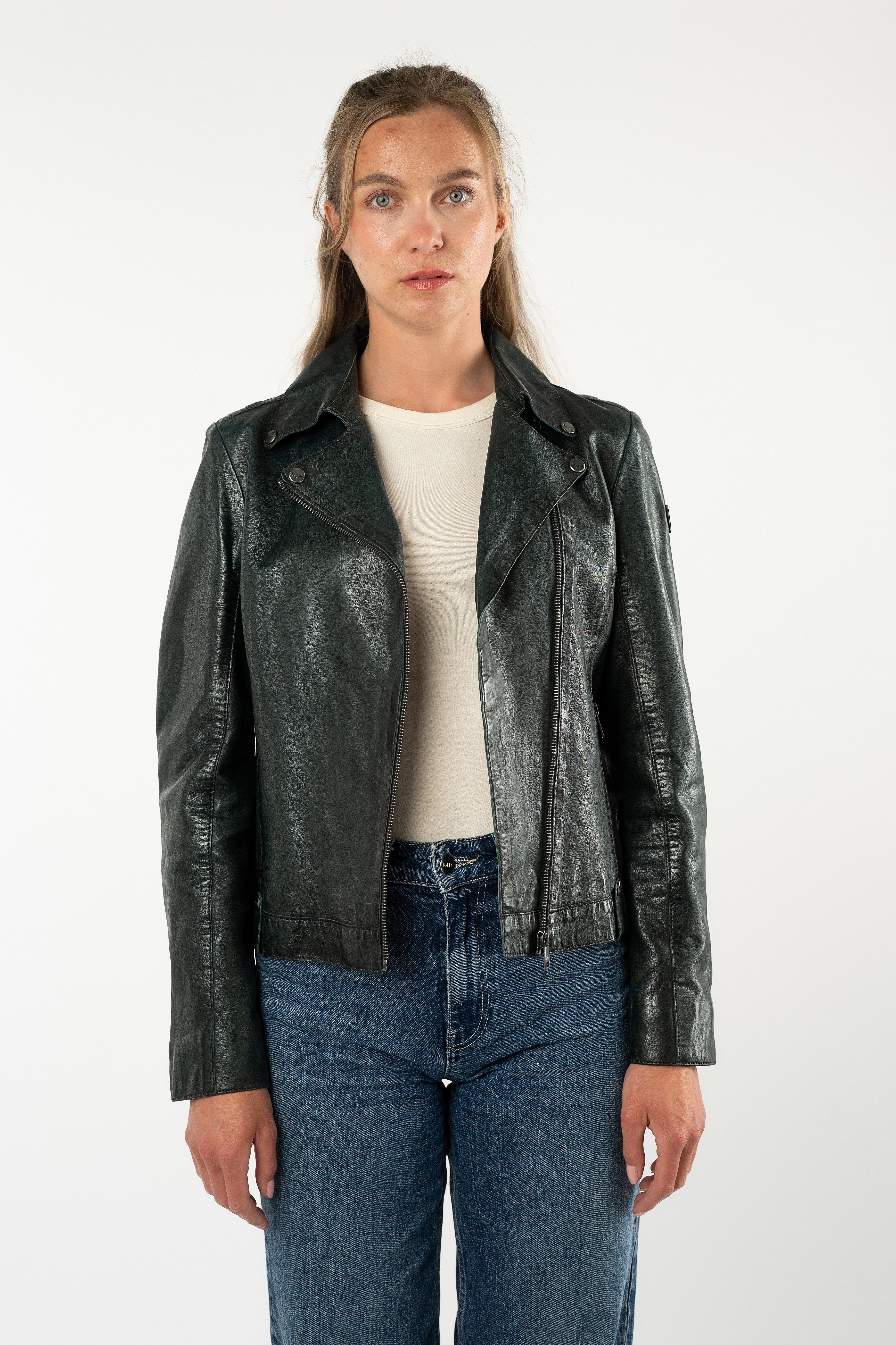 Mauritius Lederjacke MWFarah mit Reverskragen