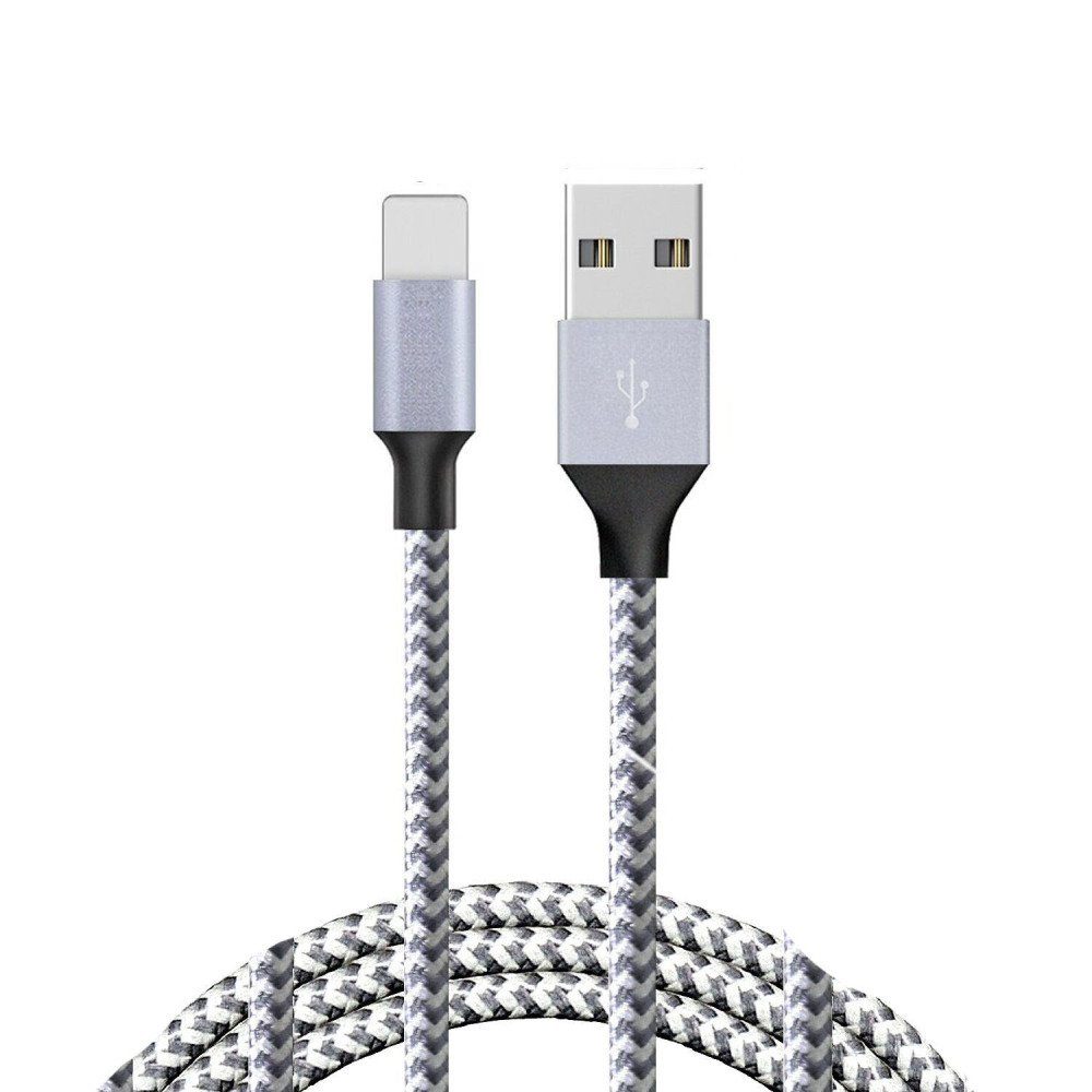 GelldG Ladekabel Lightning Kabel Lightning auf USB Kabel Netzkabel, (200 cm)