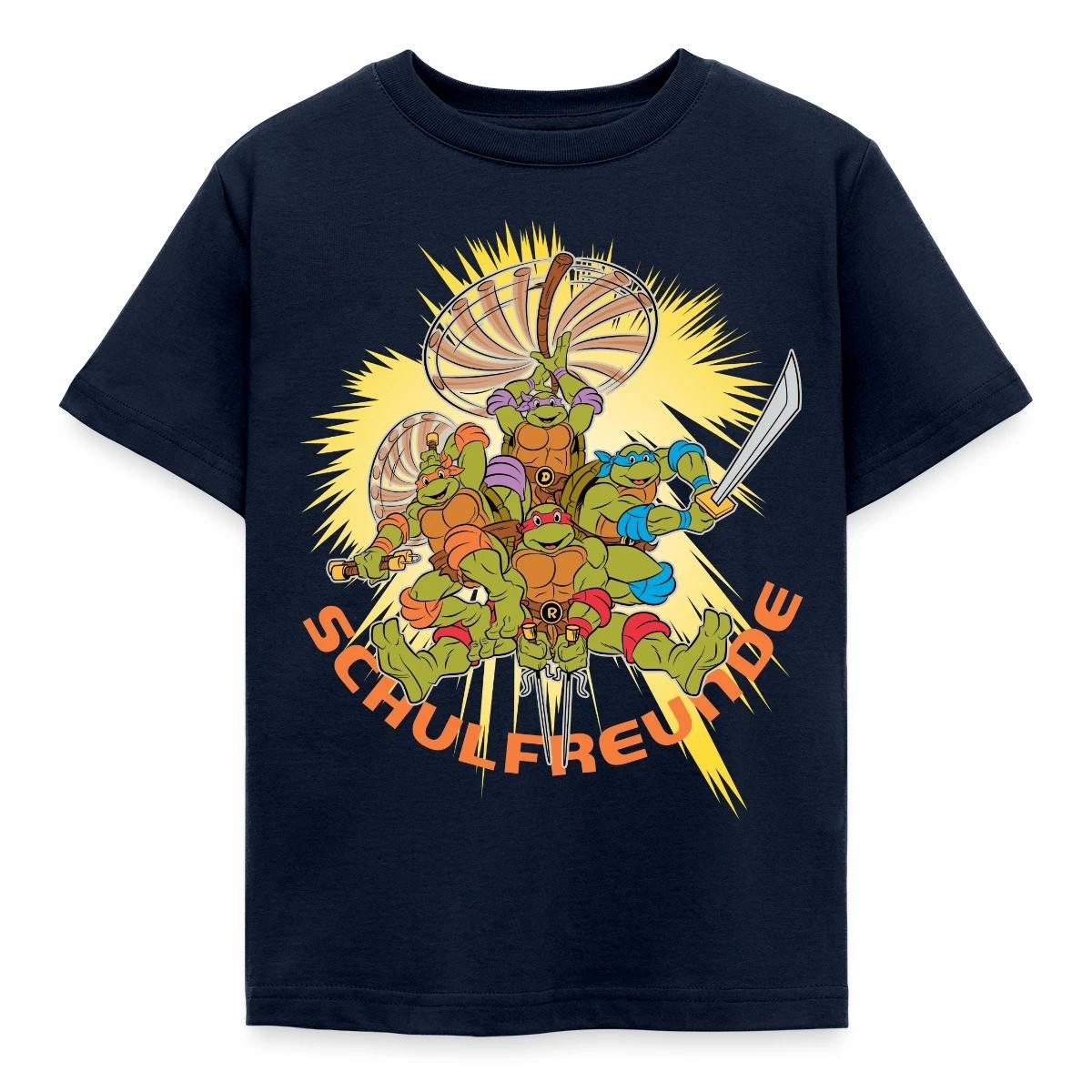 T-Shirt Teenage Mutant Ninja Turtles Schulfreunde Kinder T-Shirt