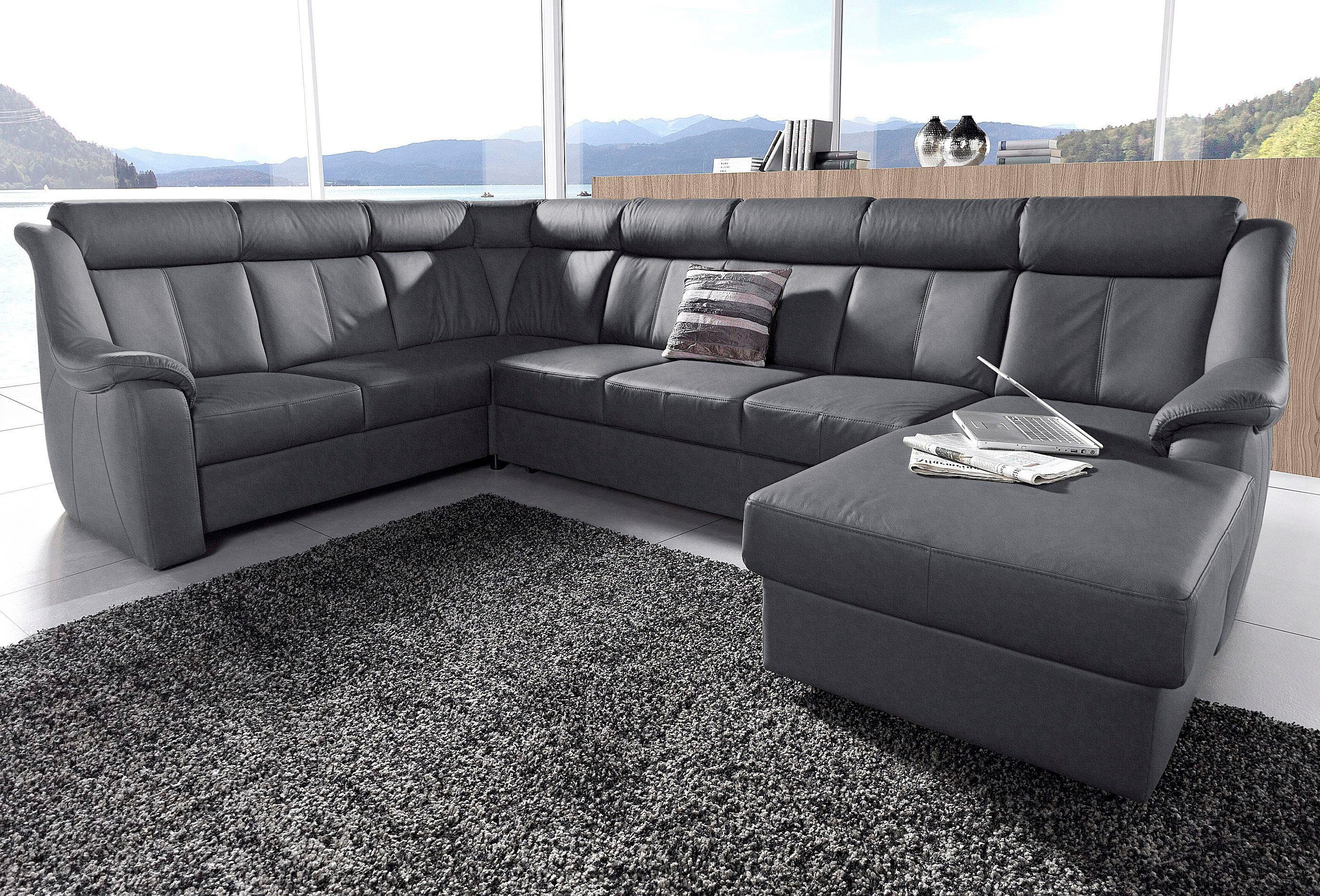 sit&more Wohnlandschaft Basel U-Form, wahlweise mit Relaxfunktion