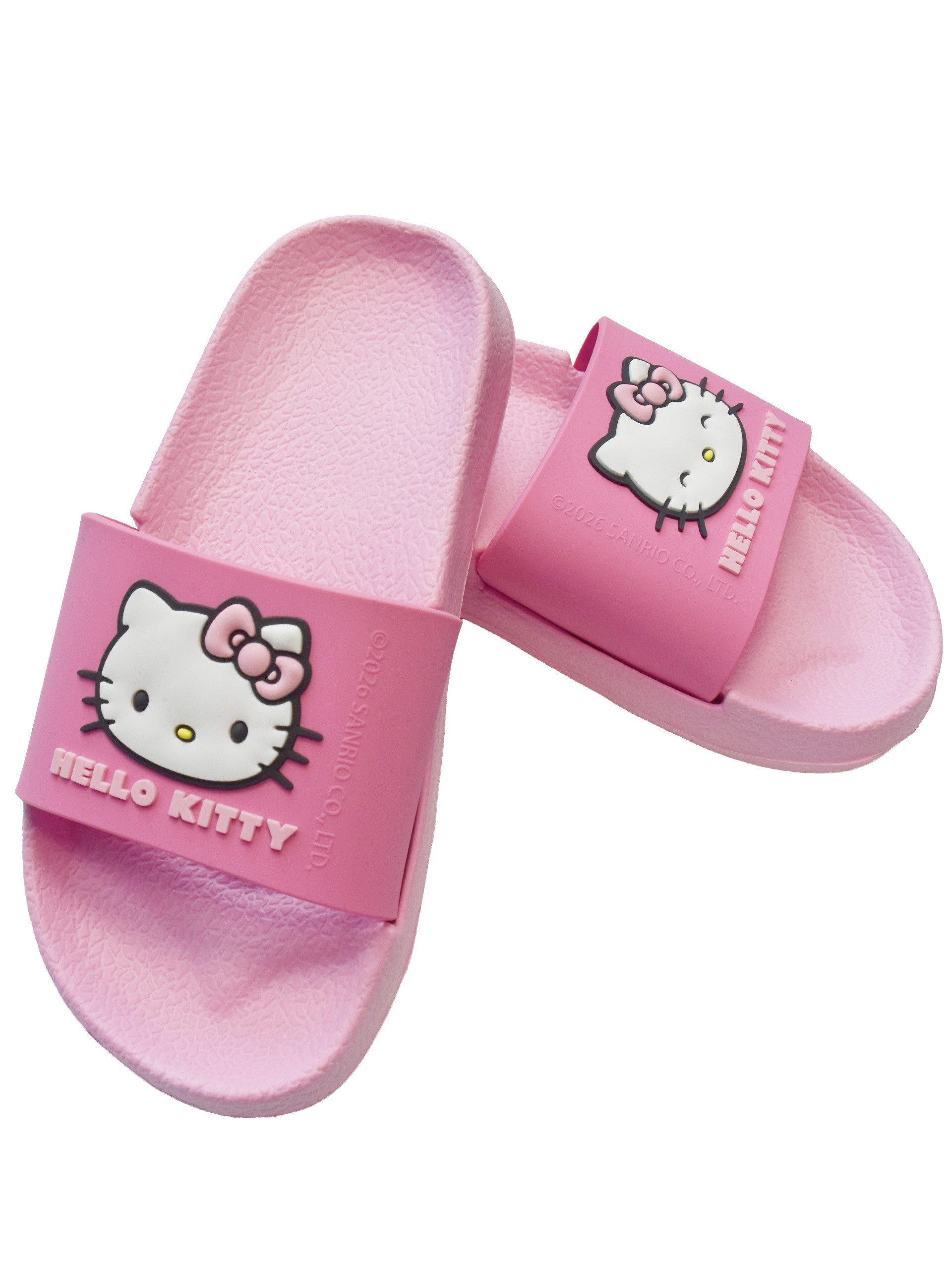 United Labels® Hello Kitty Badelatschen Badeschlappen Badesandalen Schlappen Badesandale – Bild 4 von 5