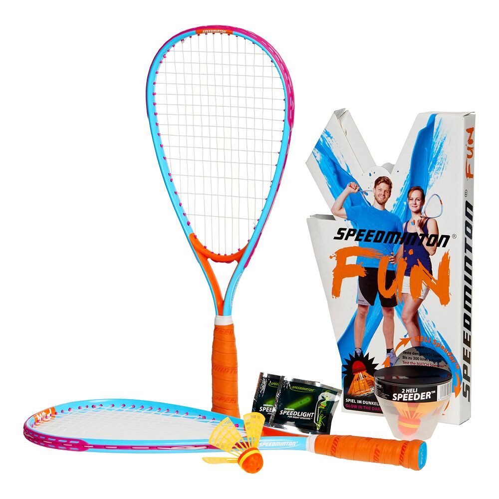Speedminton Speed-Badmintonschläger Crossminton-Set Fun, Ideal für kurze Distanzen von 6-8 Metern
