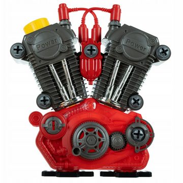 KRUZZEL Spielzeug-Motorrad Spielzeug-Motor für Kinder mit LED und Motorsound
