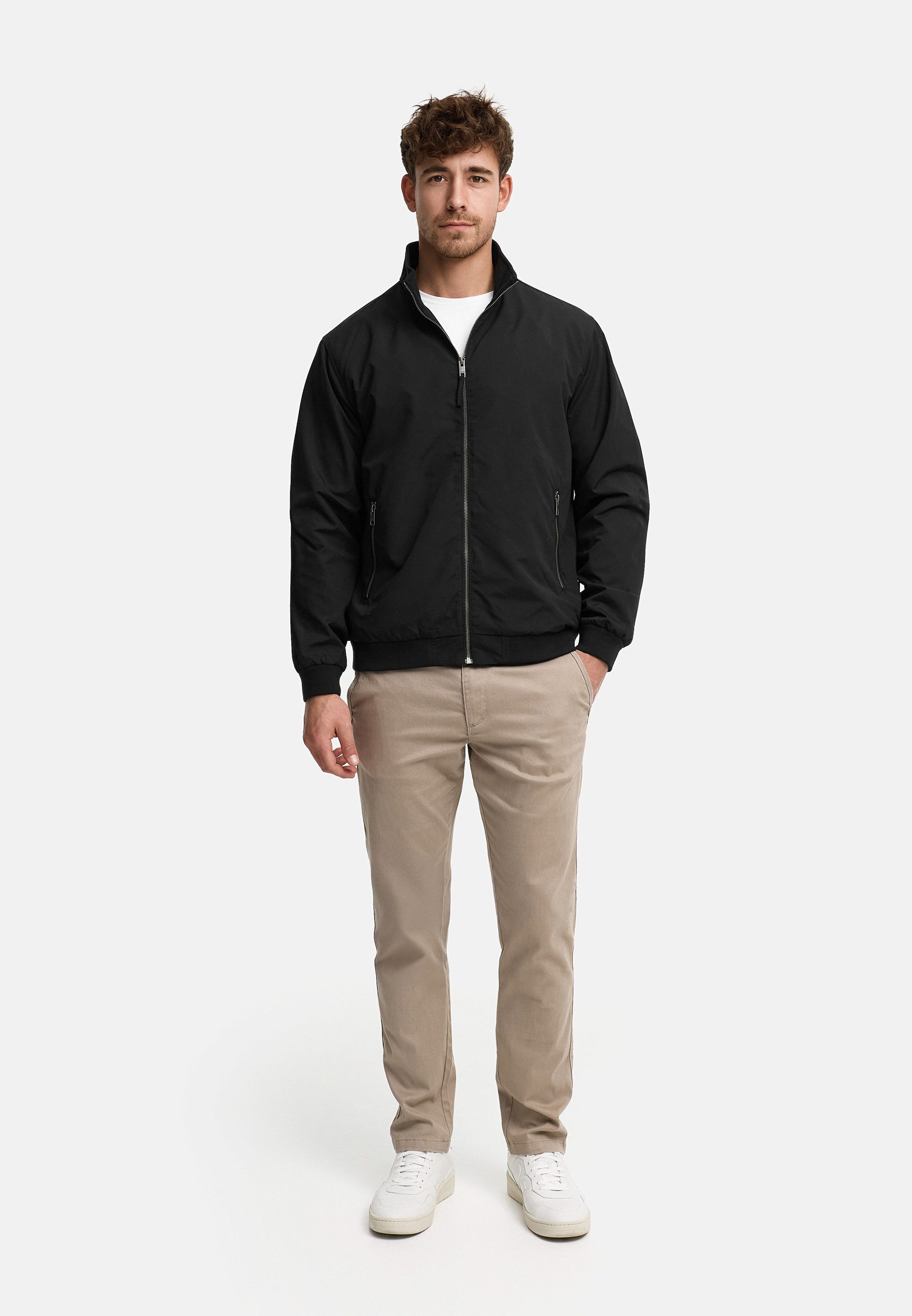 INDICODE Blouson Herren INCatall Übergangsjacke Herrenjacke mit Stehkragen und Reißverschluss – Bild 5 von 5