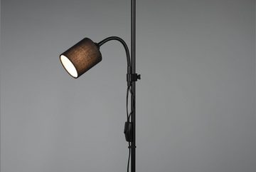 TRIO Leuchten Stehlampe OWEN, Ein-/Ausschalter, ohne Leuchtmittel, Getrennt schaltbar, Lesearm flexibel, Höhe 160 cm