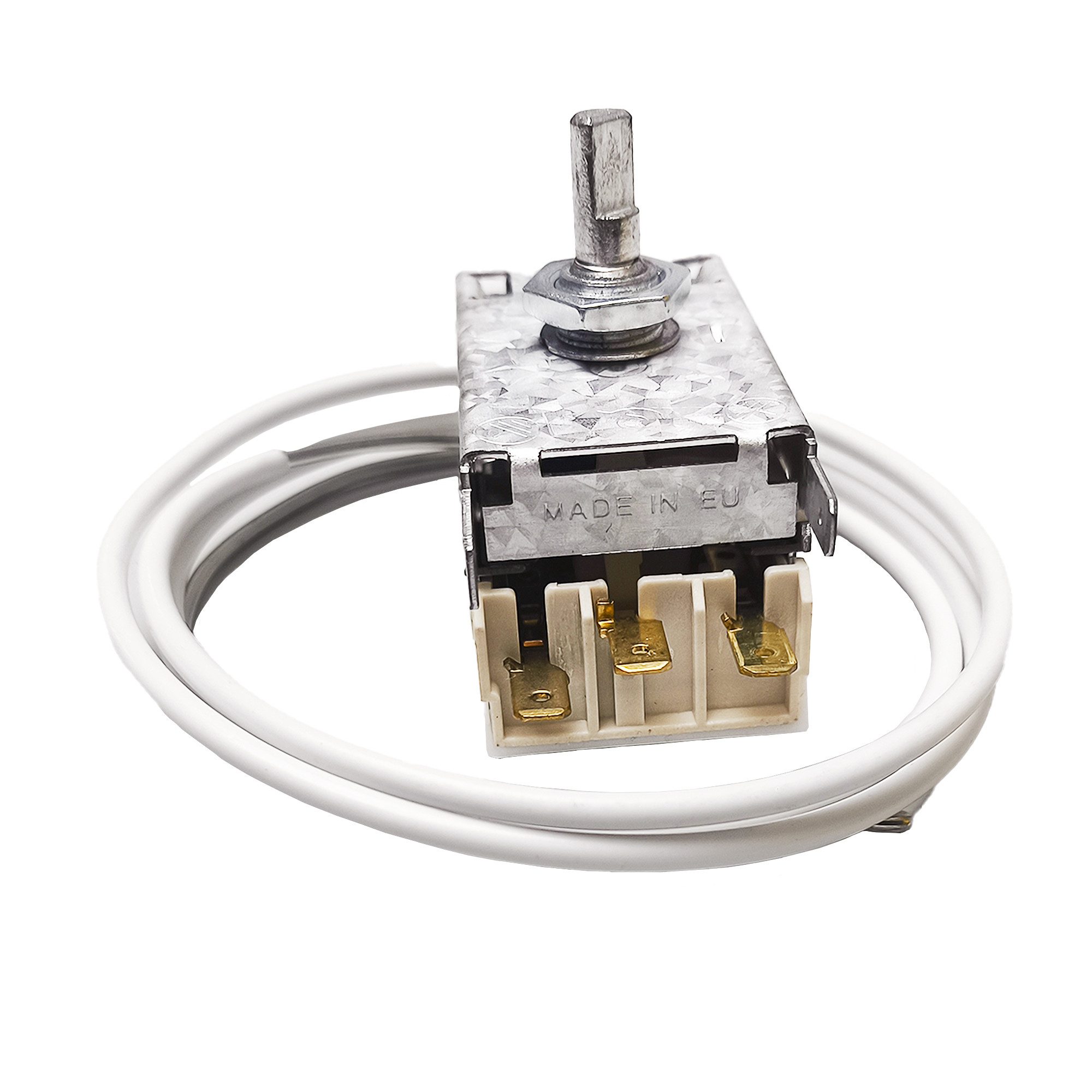 VIOKS Thermodetektor Thermostat K57-L5558 Ranco 900mm Kapillarrohr 3x4,8mm AMP, für Kühlschrank