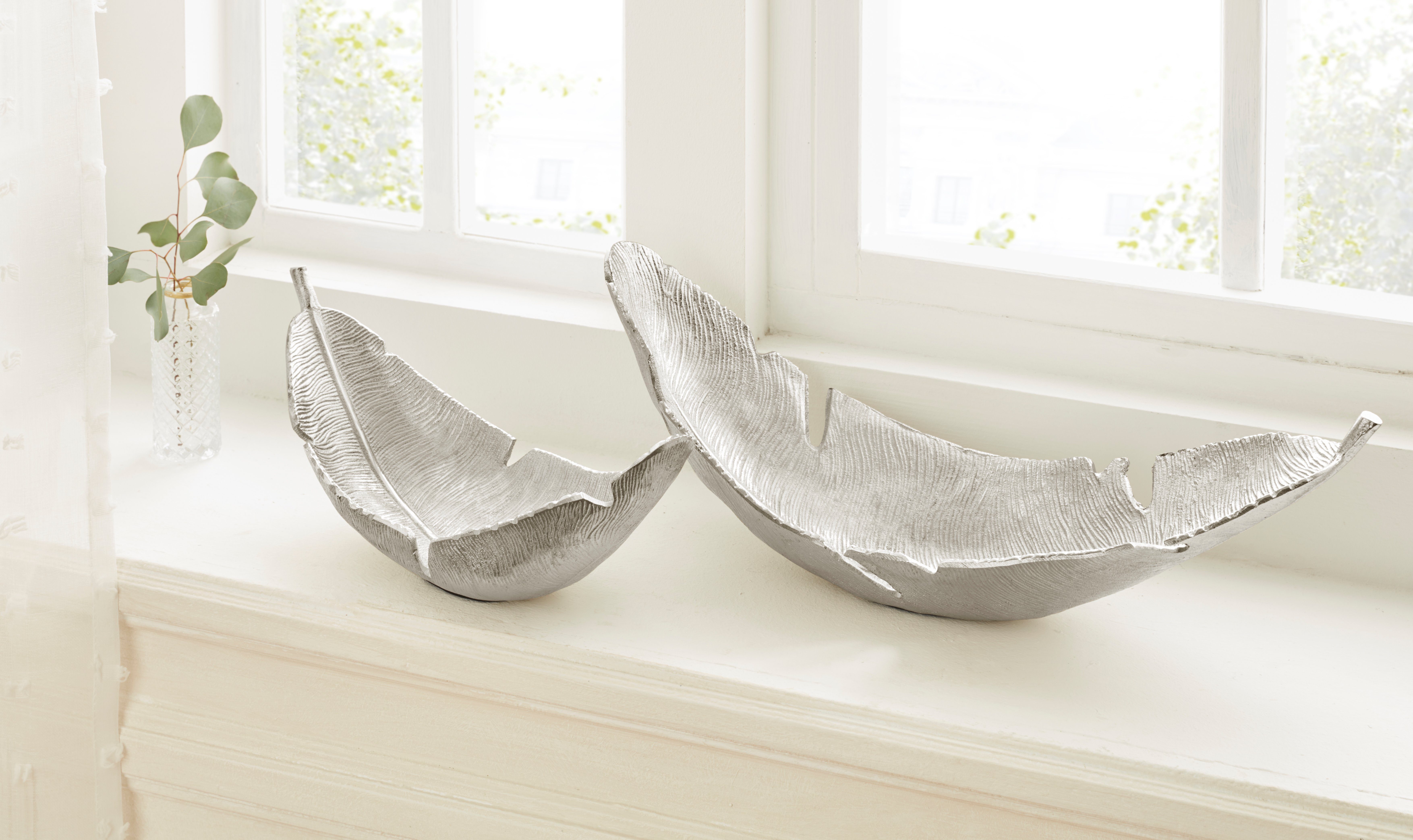 Guido Maria Kretschmer Home&Living Dekoschale (Set, 2 St), aus Aluminium,  silber