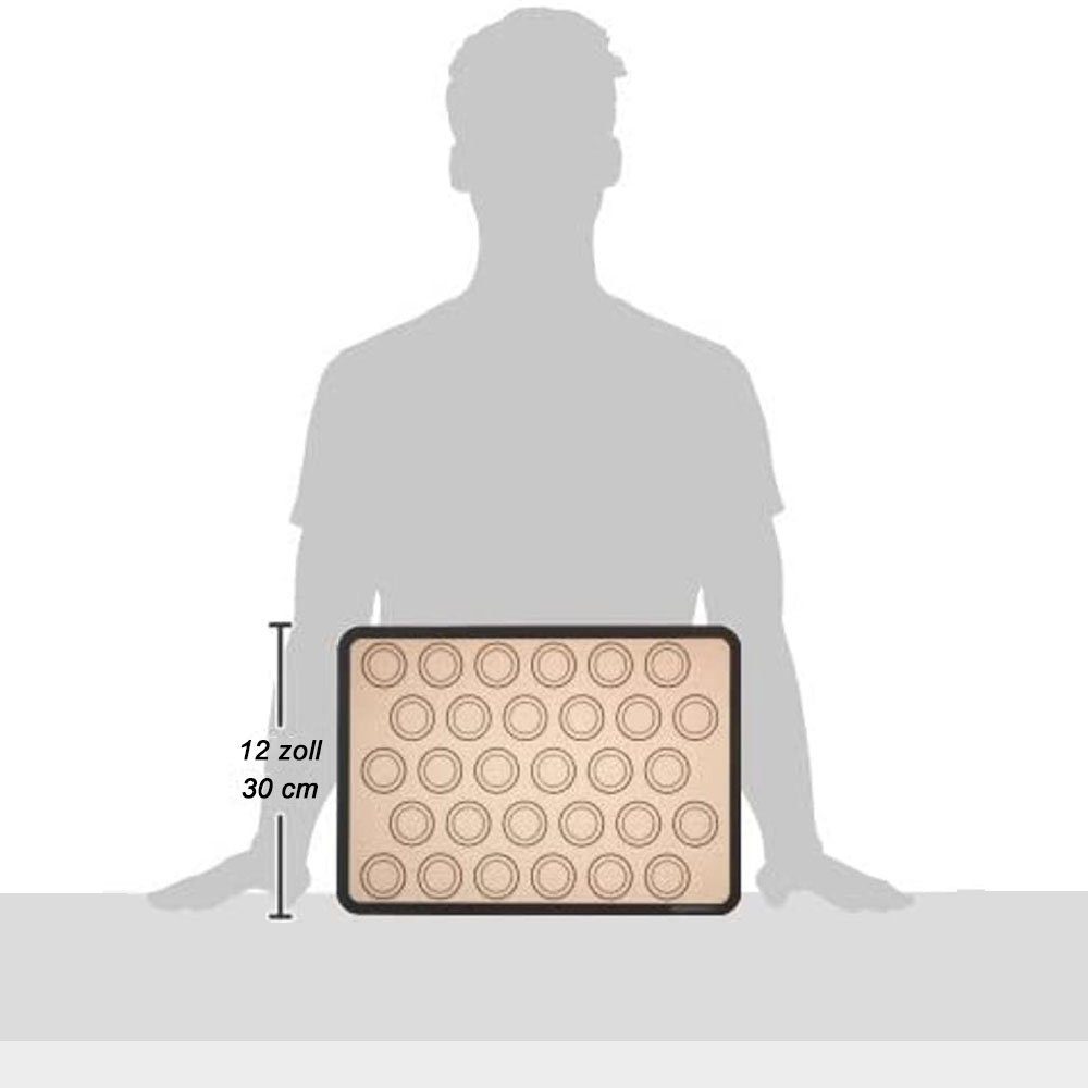 für Basics-Backmatte aus Backmatte Jormftte Macarons Silikon