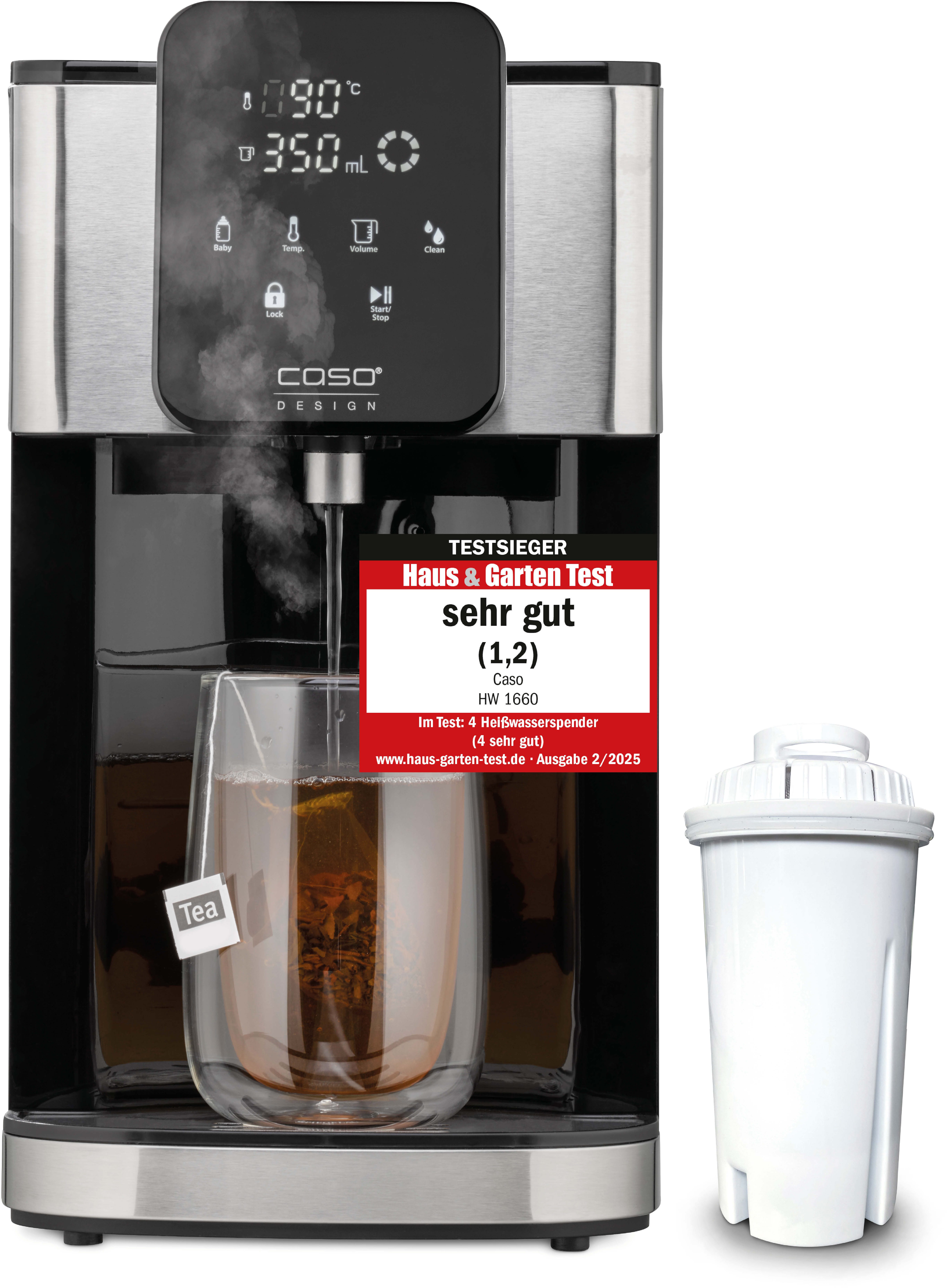 Caso Heißwasserspender 1884 HW 1660, 4 l, 2600 W