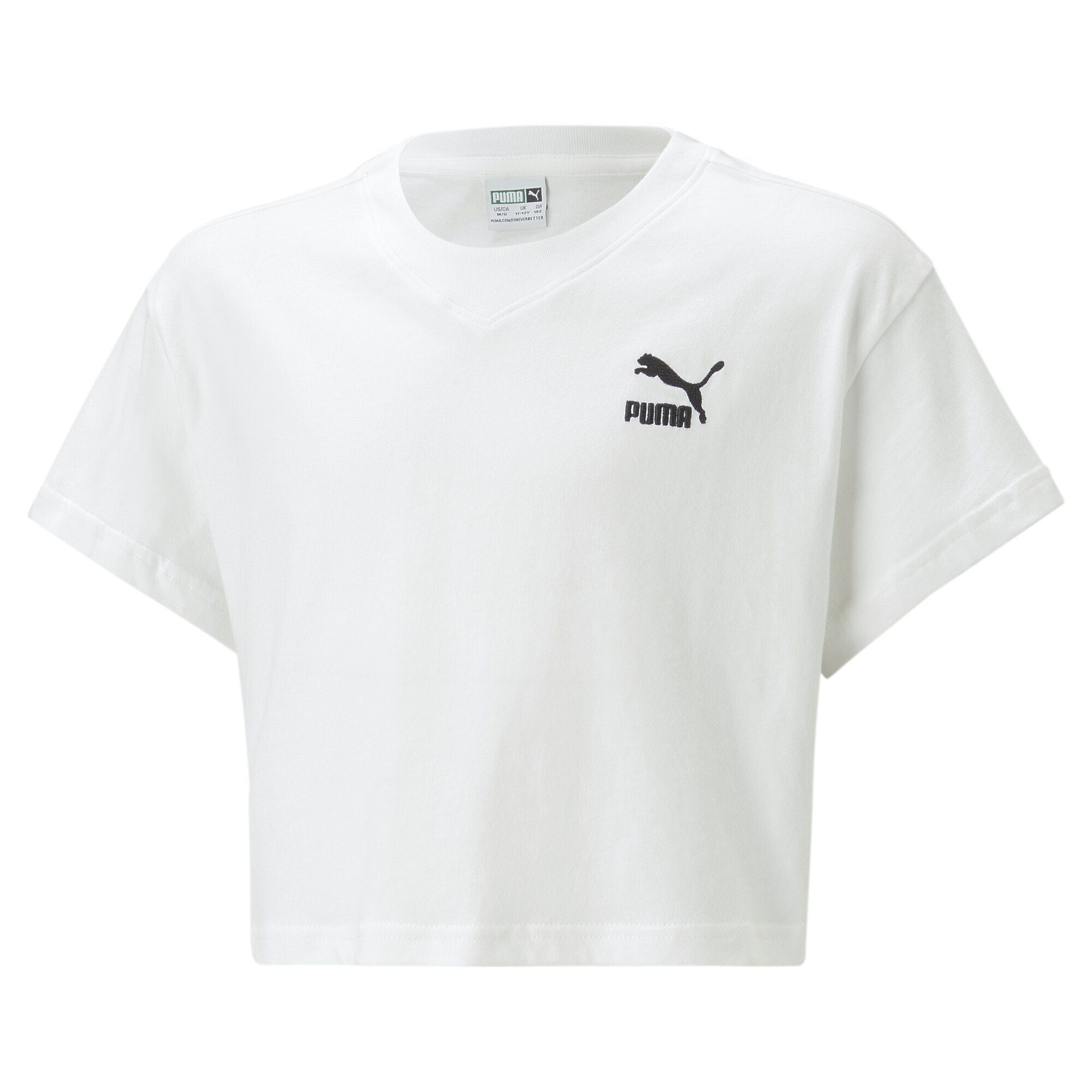 PUMA T-Shirt Classics T-Shirt Jugendliche White