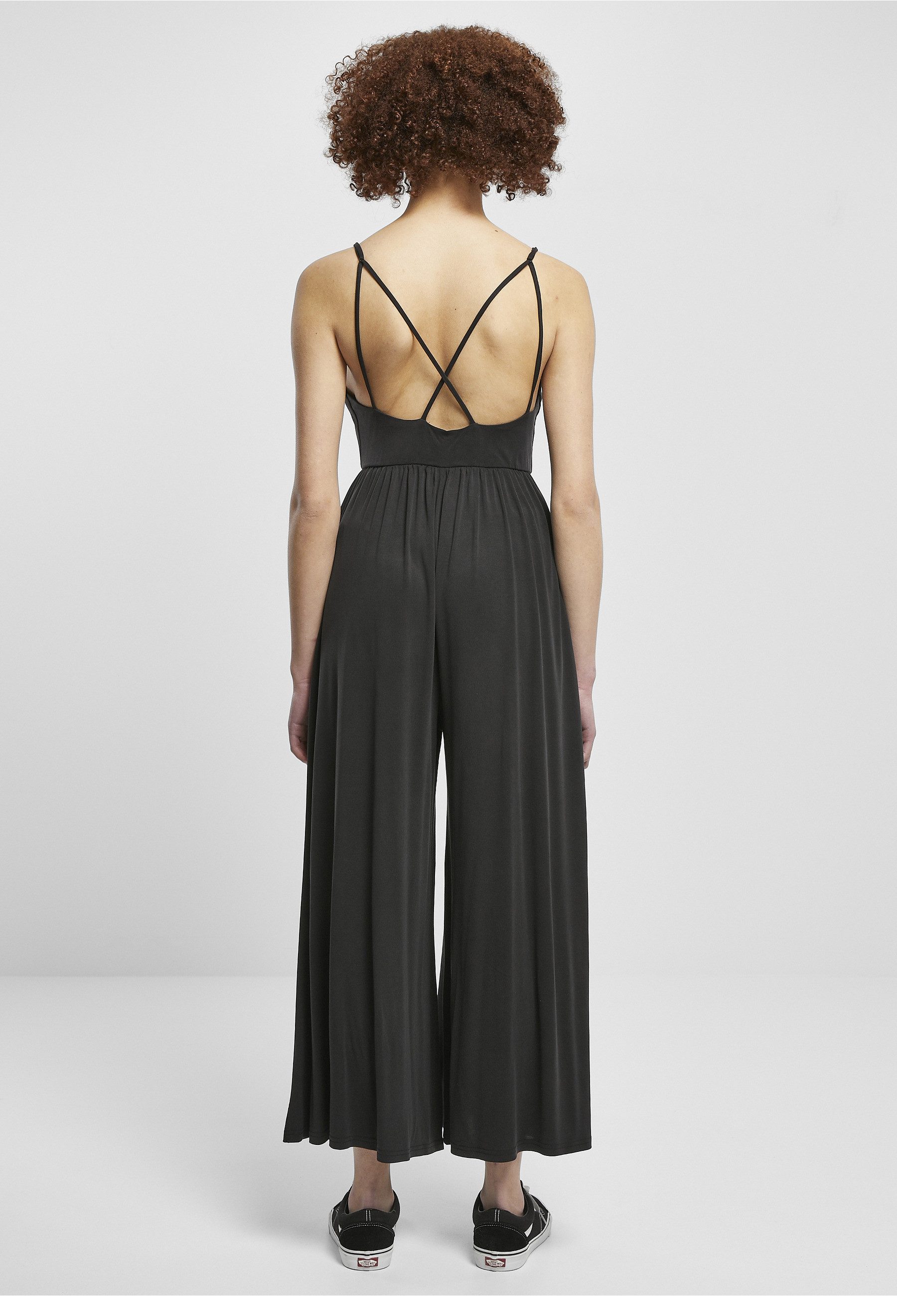 URBAN CLASSICS Jumpsuit Urban Classics Damen Ladies Modal Spaghetti Jumpsuit (1-tlg) – Bild 5 von 5