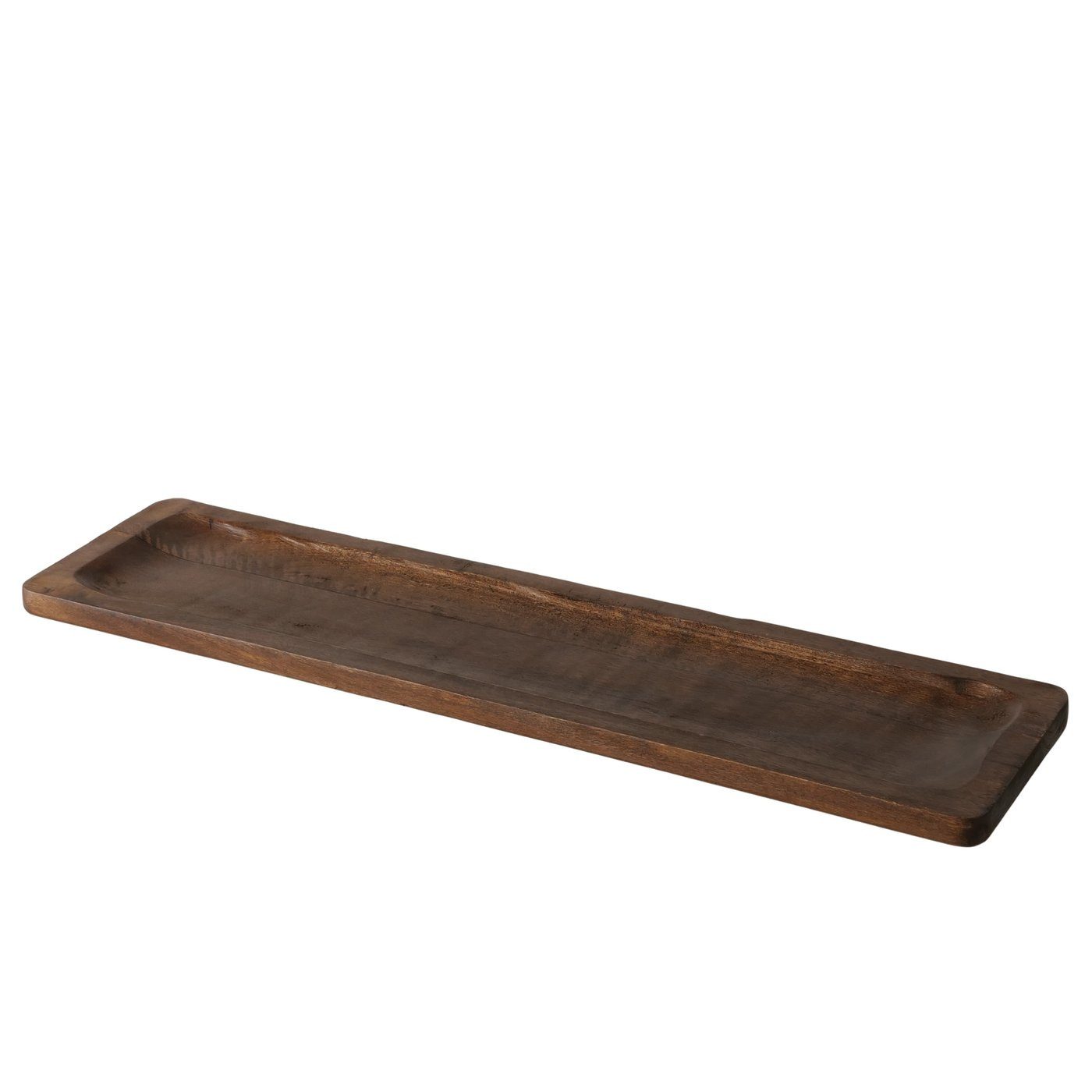 BOLTZE GRUPPE GmbH Tablett Boltze, Tablett Lamira Mangoholz LxB 55 cm x 14 cm, 2084415, (1-tlg)
