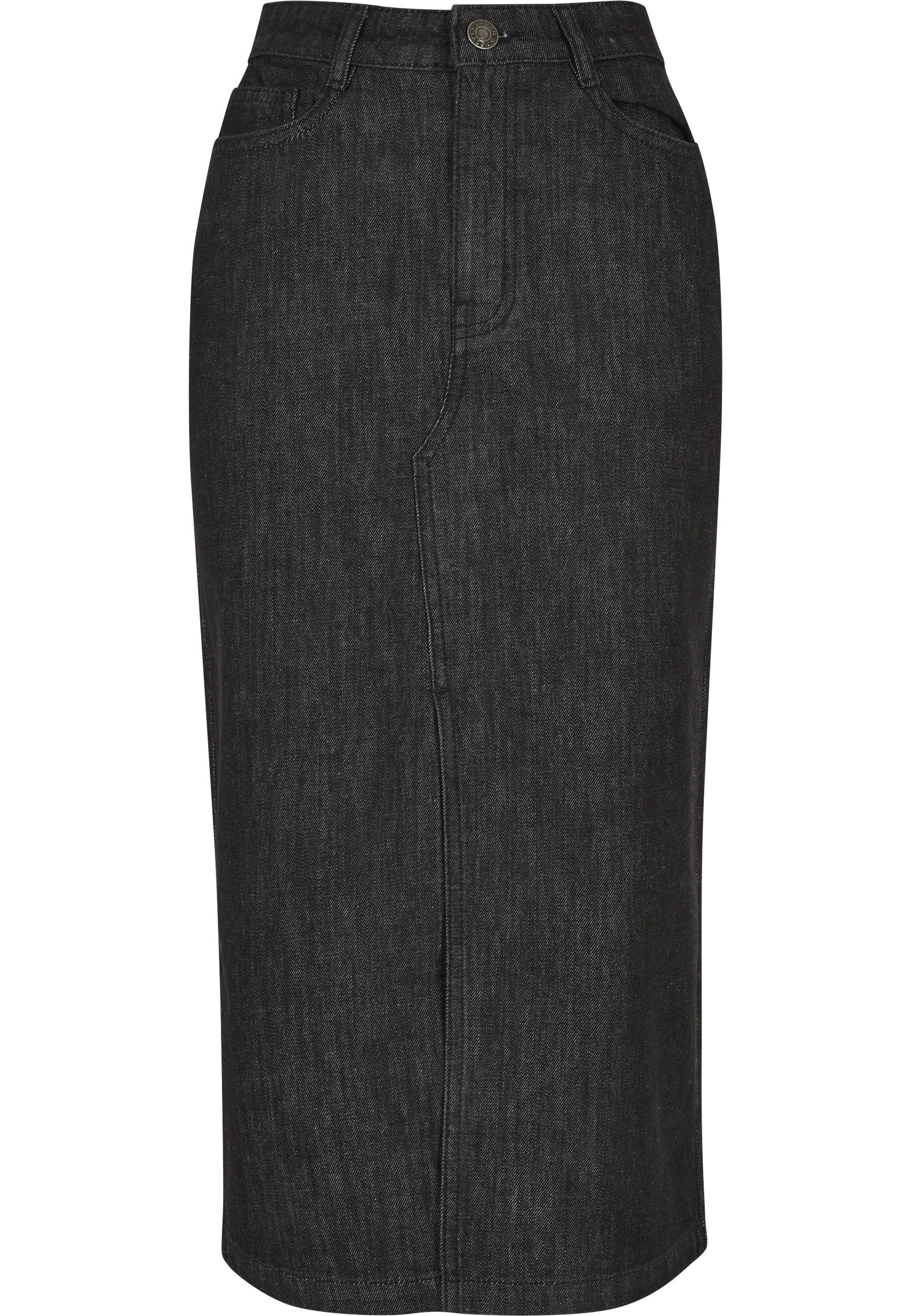 Jerseyrock Urban Classics Damen Ladies Midi Denim Skirt