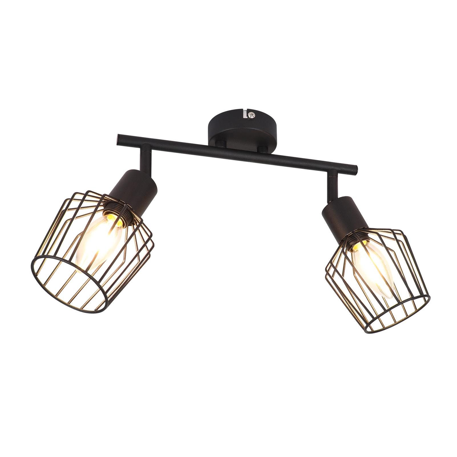Nettlife LED Deckenspots Schwarz Weiß E14 günstig online kaufen