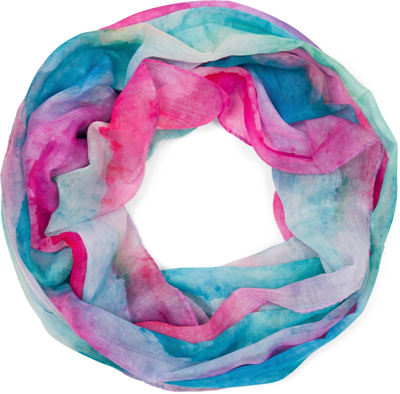 styleBREAKER Loop Loop Aquarell Farbverlauf, (1-St) günstig online kaufen