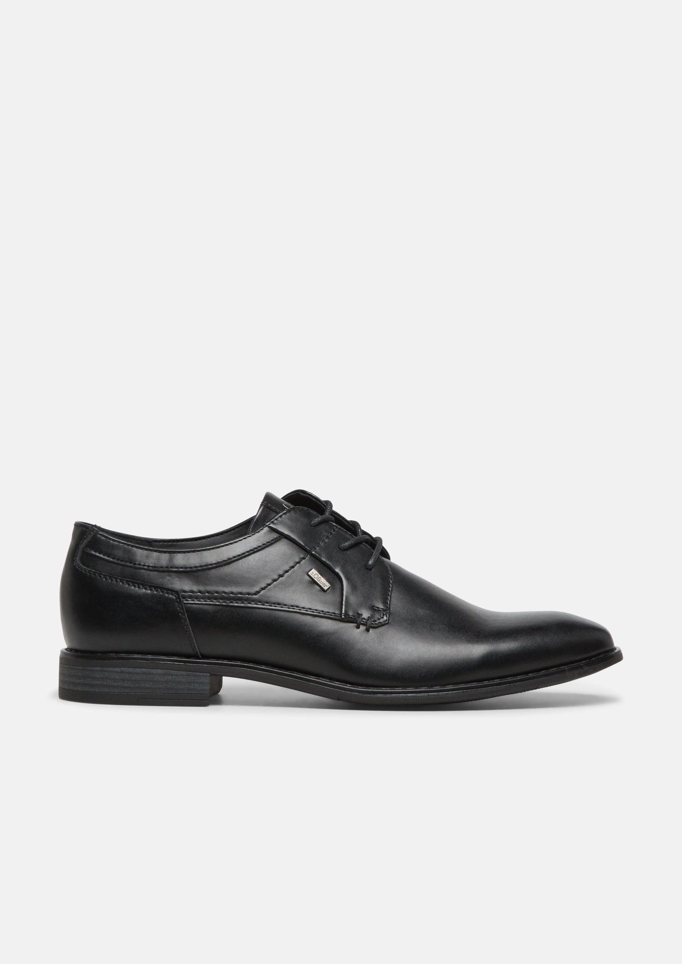 s.Oliver Schnürer Schnürschuh Elegante Schnürer in Leder-Optik
