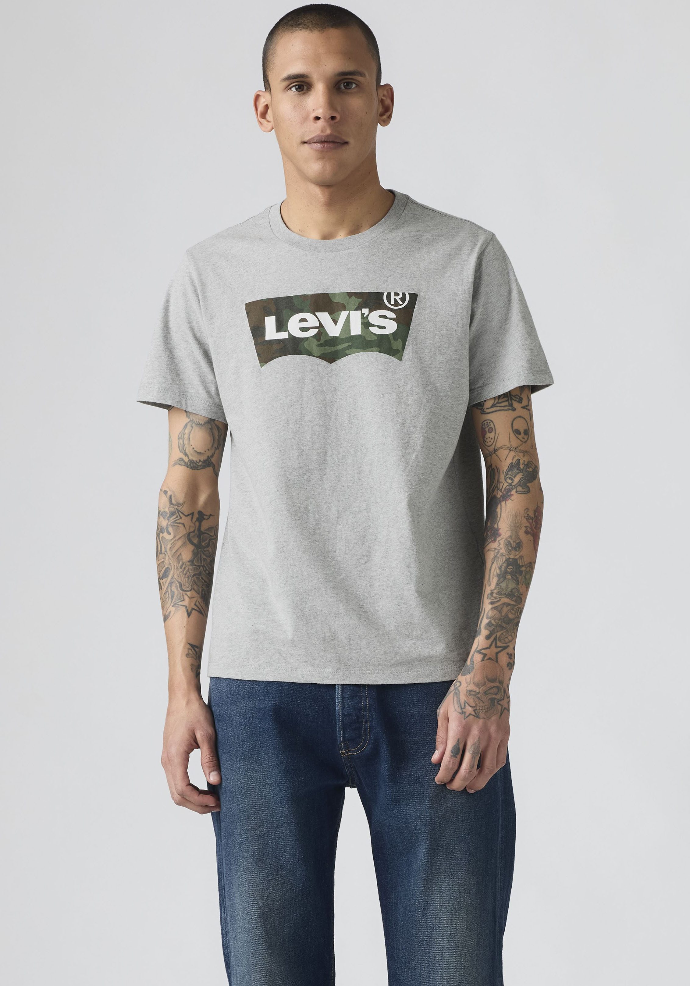 Levi's® T-Shirt Batwing Logo Tee mit Logo-Front-Print