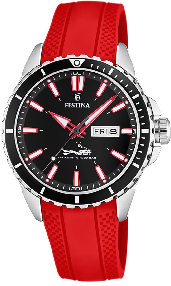 Festina Quarzuhr Festina F20378/6 Diver Taucheruhr 45mm 20ATM